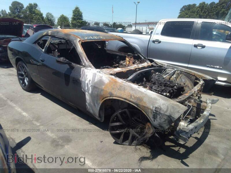 2019 Dodge CHALLENGER SXT (VIN 2C3CDZAG3KH739545) — фото 1 из 10, IAAI, повреждение: возгорание кузова