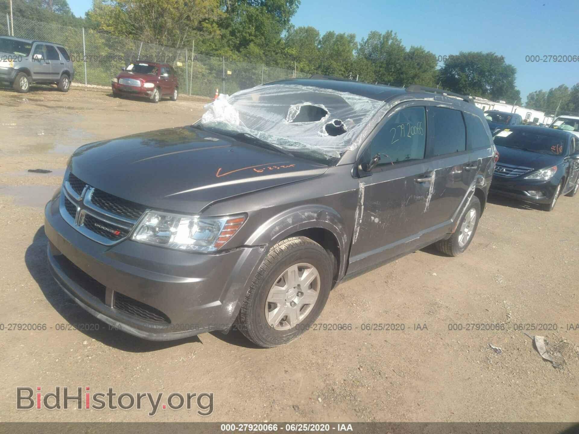 2012 DODGE JOURNEY - VIN: 3C4PDCAB6CT356089 - Фото 2