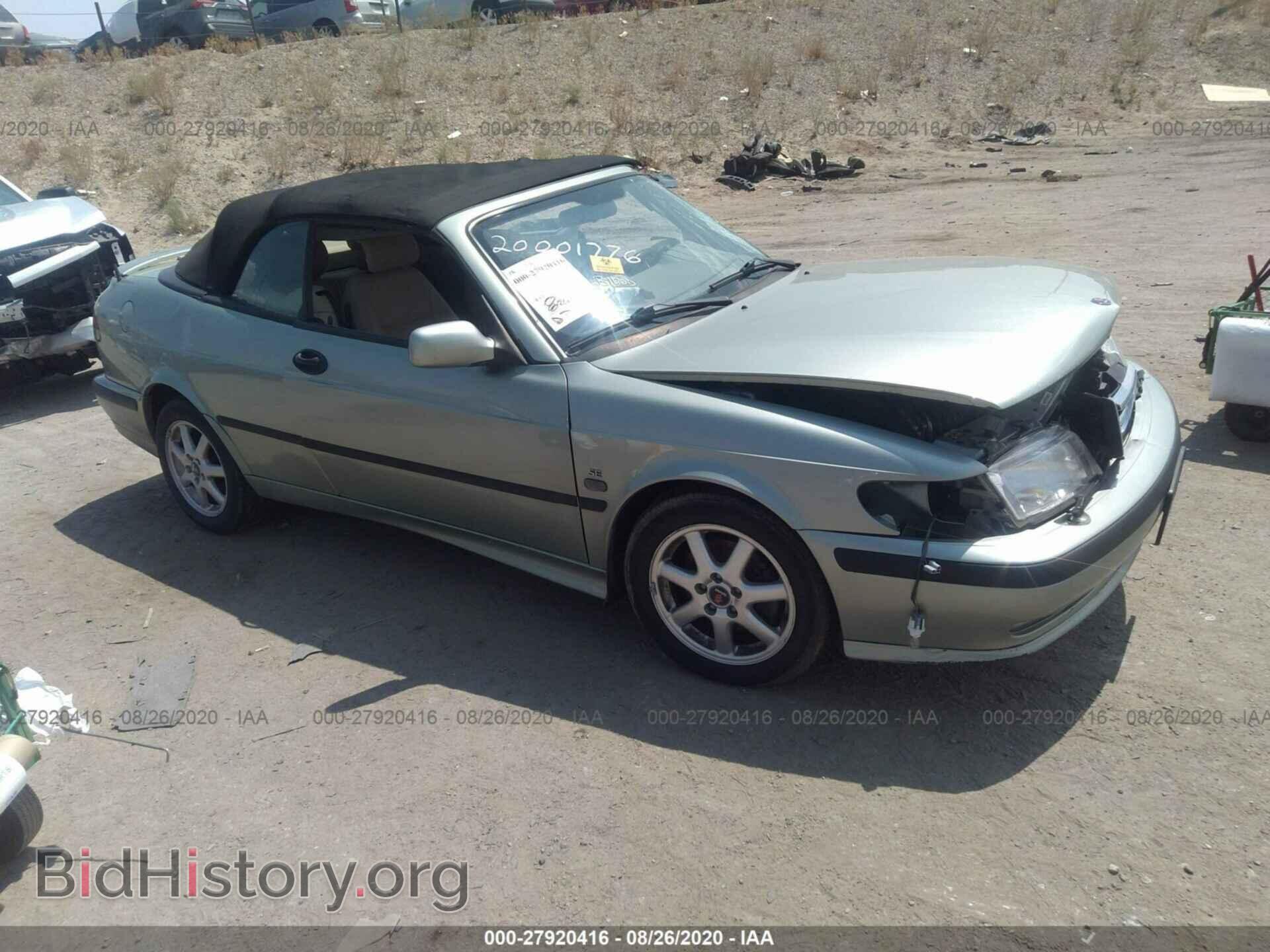 Photo YS3DF78K427007423 - SAAB 9-3 2002