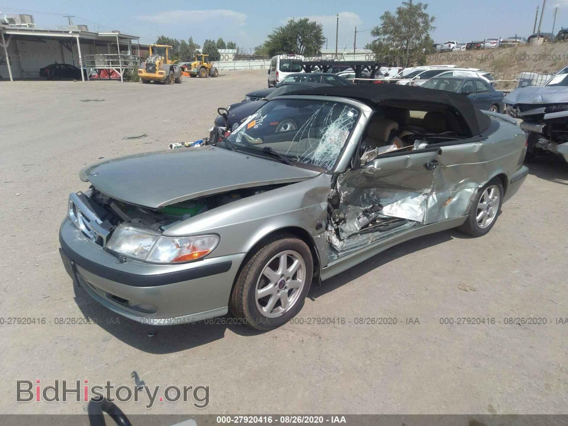 2002 SAAB 9-3 - VIN: YS3DF78K427007423 - Фото 2