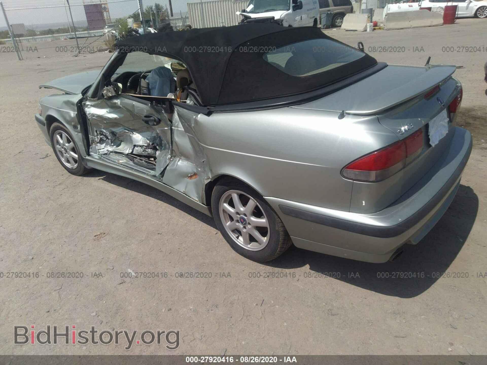 2002 SAAB 9-3 - VIN: YS3DF78K427007423 - Фото 3