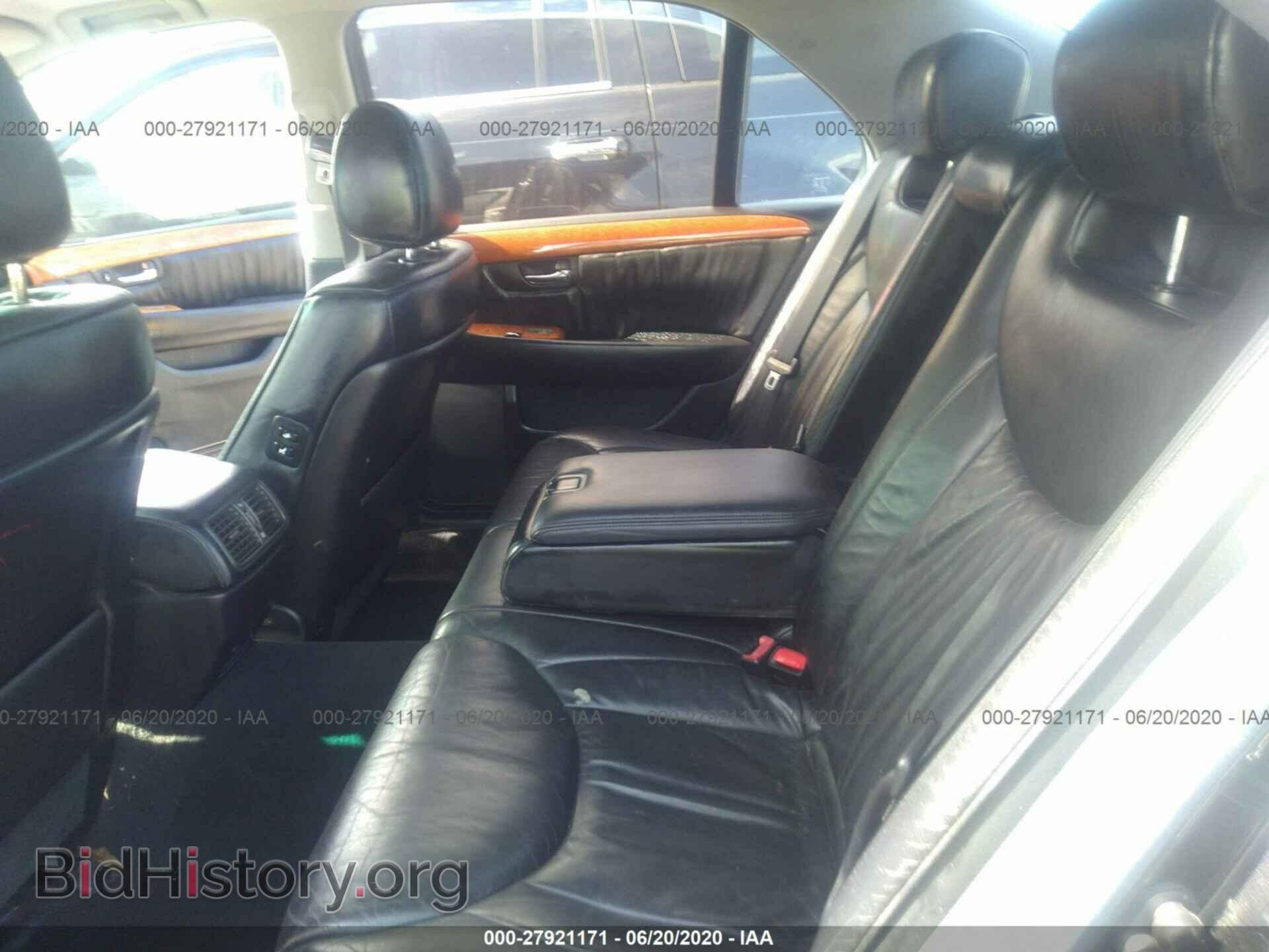 2002 LEXUS LS - VIN: JTHBN30F220072786 - Фото 8
