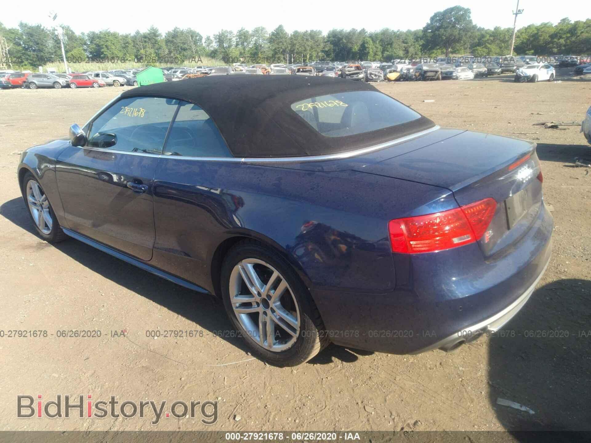2013 AUDI S5 - VIN: WAUVGAFH9DN014585 - Photo 3
