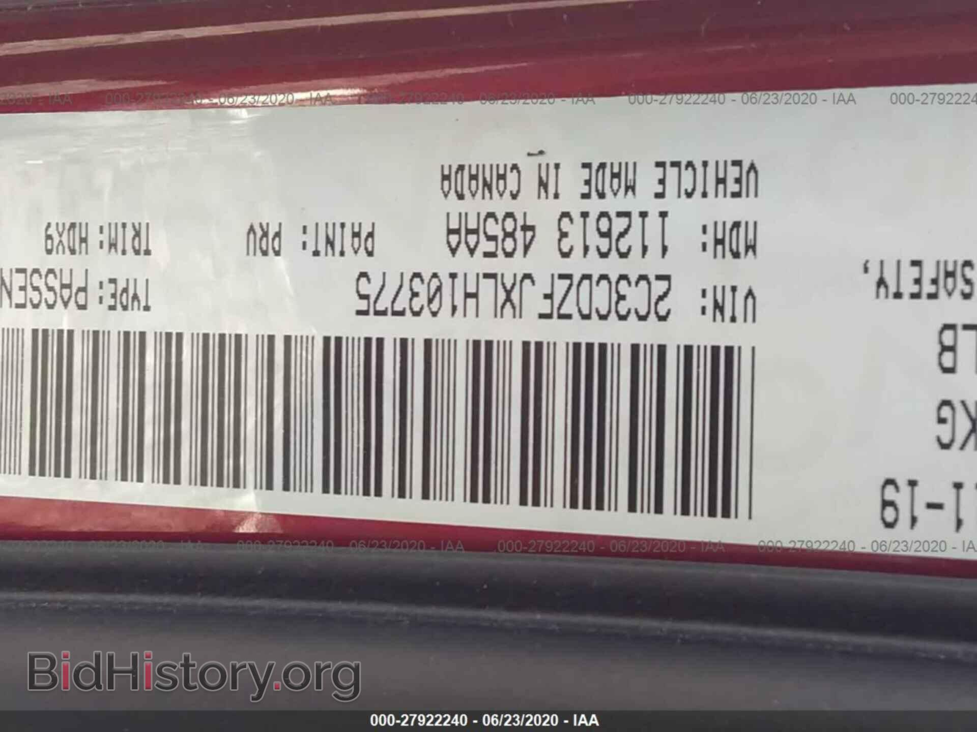 2020 DODGE CHALLENGER - VIN: 2C3CDZFJXLH103775 - Photo 9