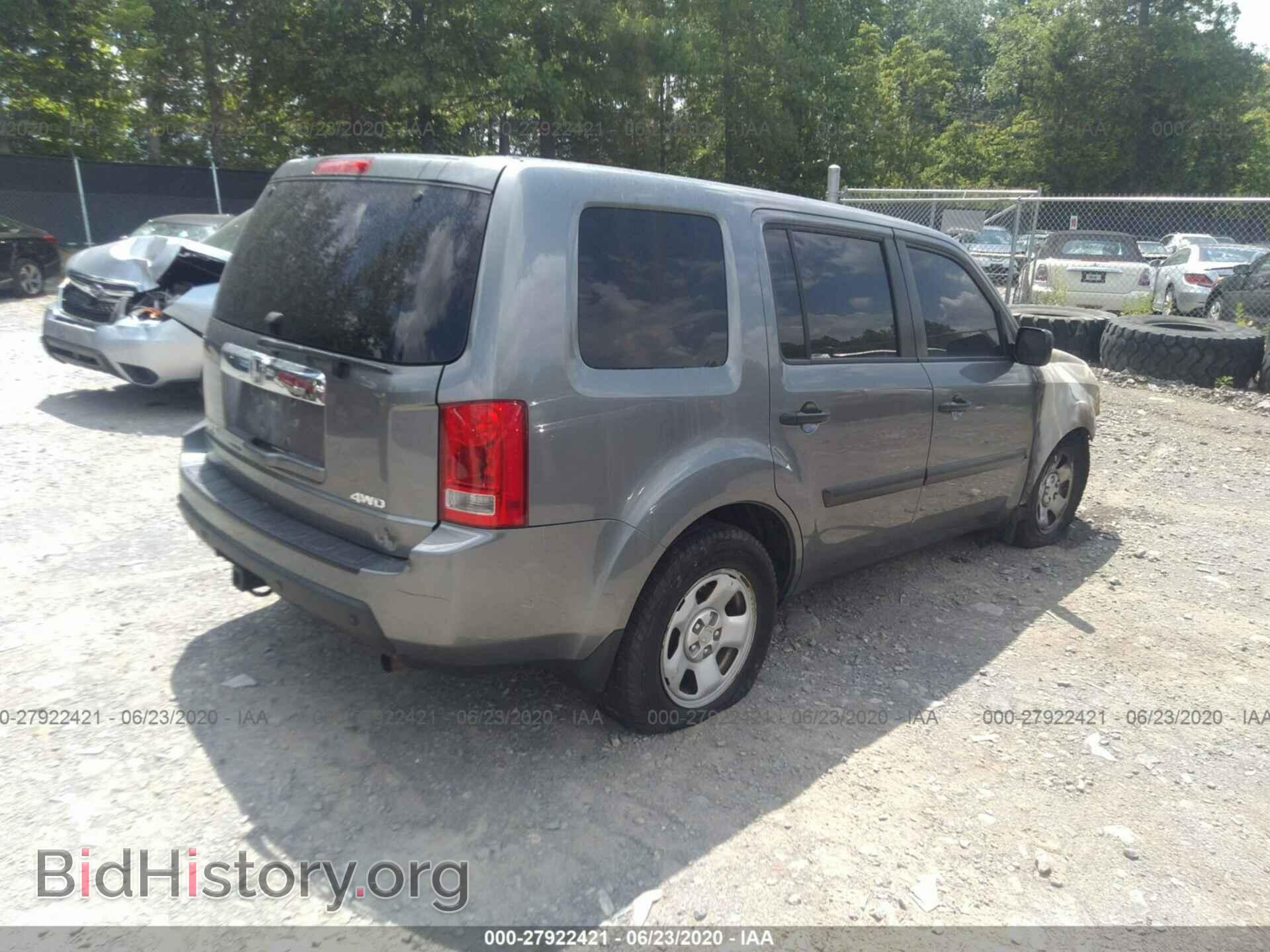 2009 HONDA PILOT - VIN: 5FNYF48229B054610 - Фото 4