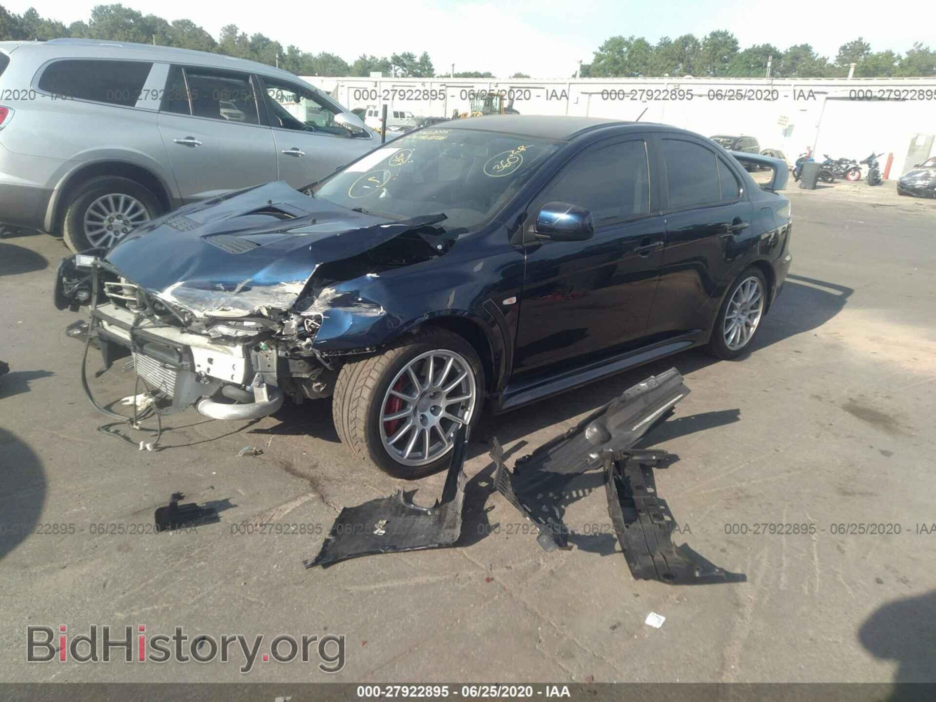 2014 MITSUBISHI LANCER EVOLUTION - VIN: JA32W8FV8EU007138 - Photo 2