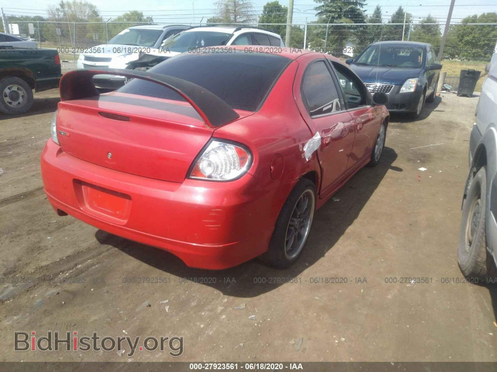 2004 DODGE NEON - VIN: 1B3AS66S24D615935 - Фото 4