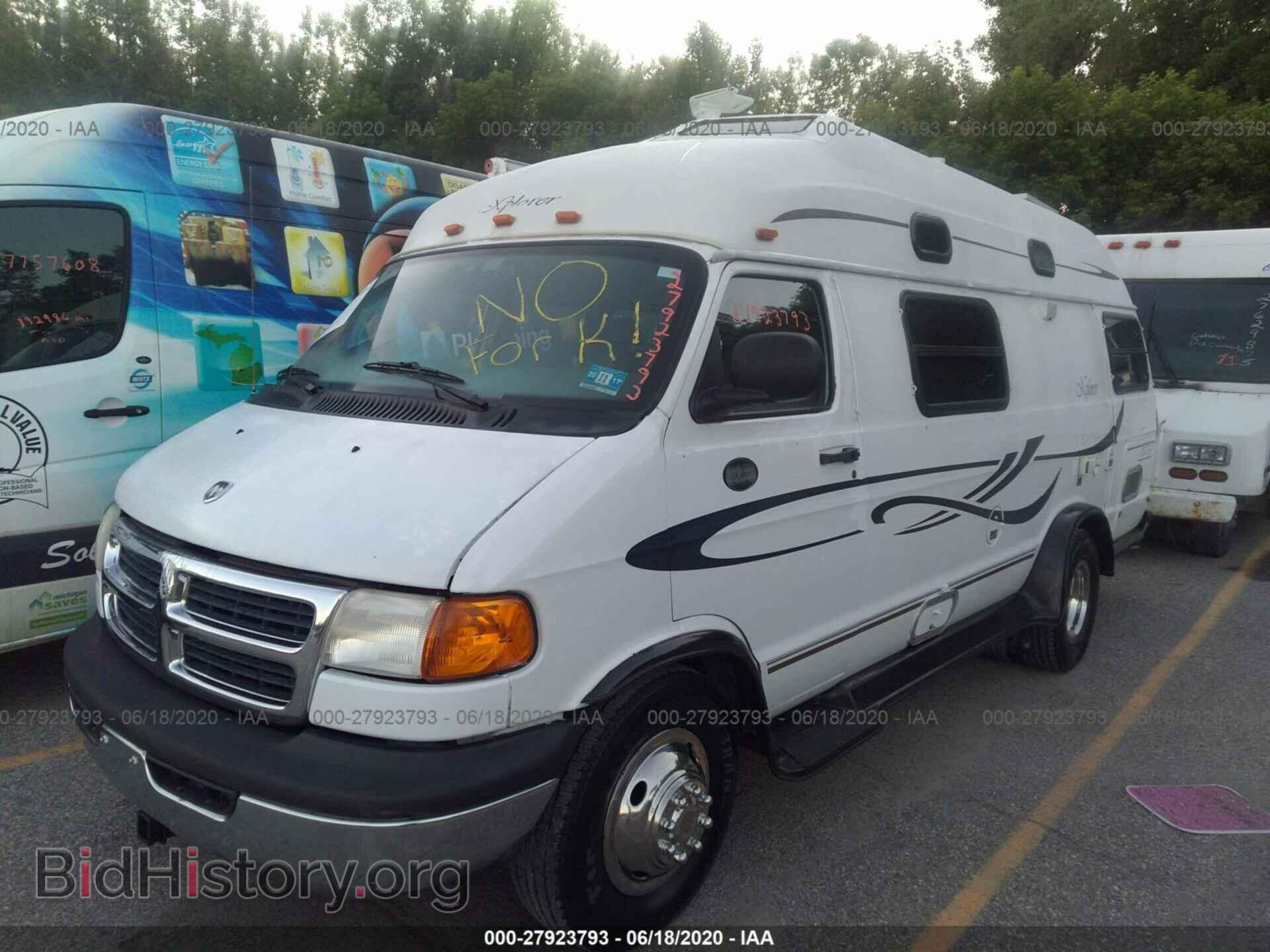 2000 DODGE RAM VAN - VIN: 2B6LB31Z5YK125287 - Фото 2