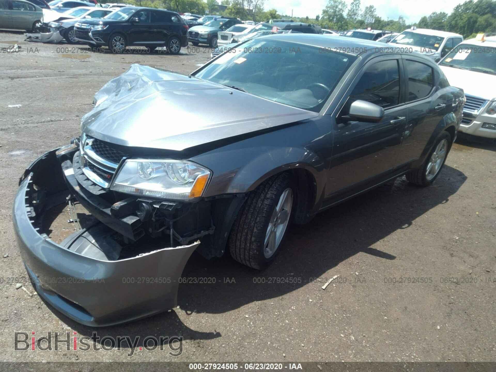 2013 DODGE AVENGER - VIN: 1C3CDZCB8DN709971 - Фото 2