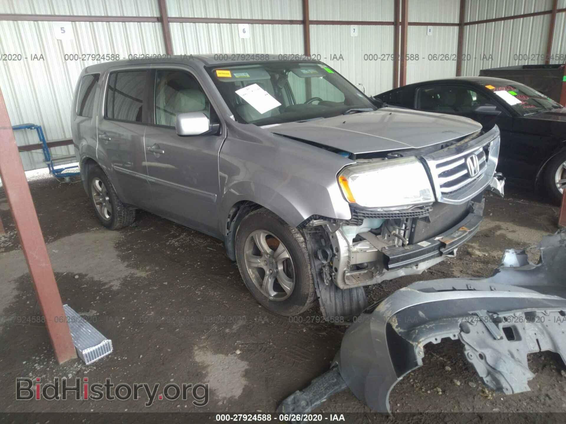 Photo 5FNYF3H54DB013702 - HONDA PILOT 2013