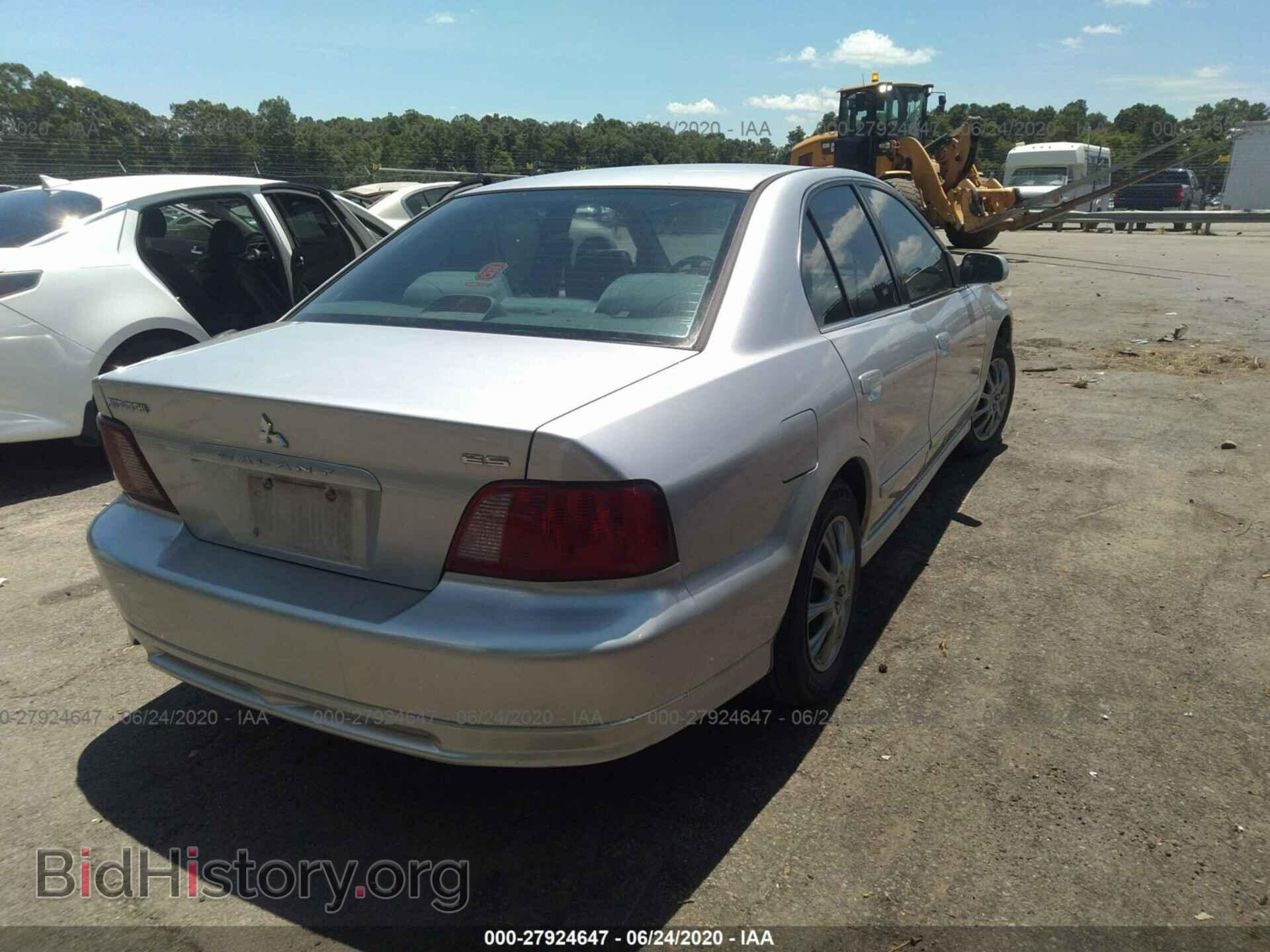 2002 MITSUBISHI GALANT - VIN: 4A3AA46G92E002037 - Фото 4