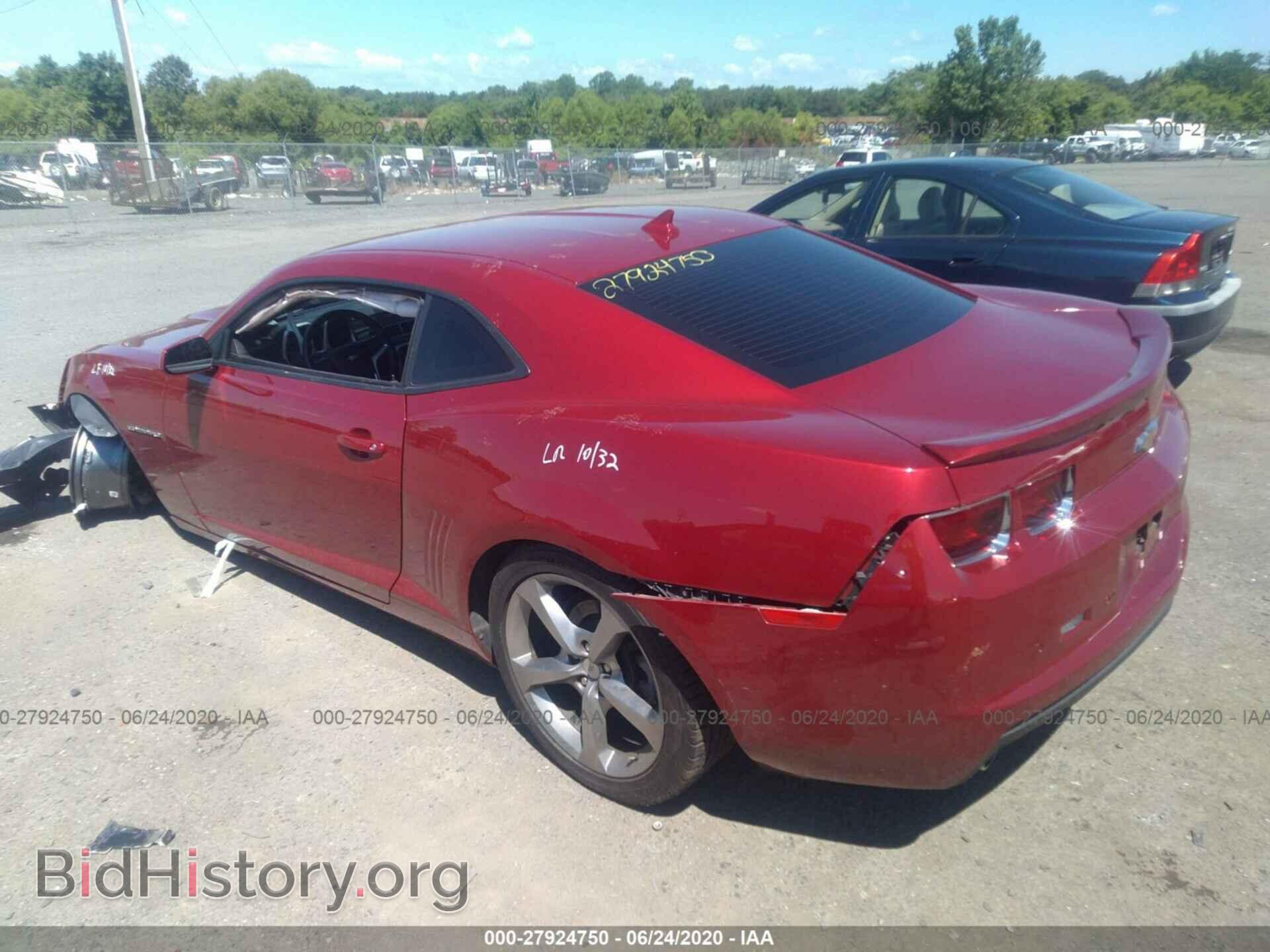 2013 CHEVROLET CAMARO - VIN: 2G1FC1E34D9196992 - Фото 3