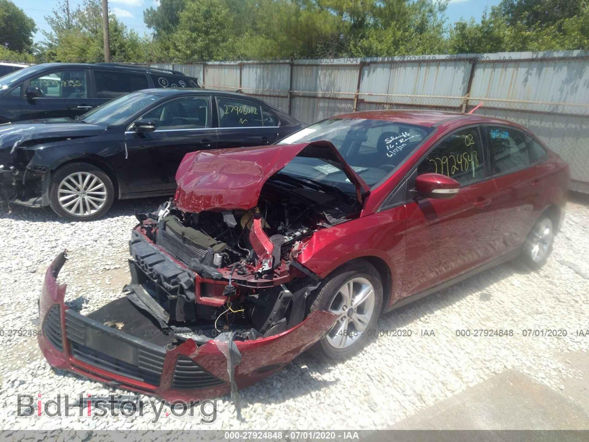 2014 FORD FOCUS - VIN: 1FADP3F23EL370233 - Фото 2