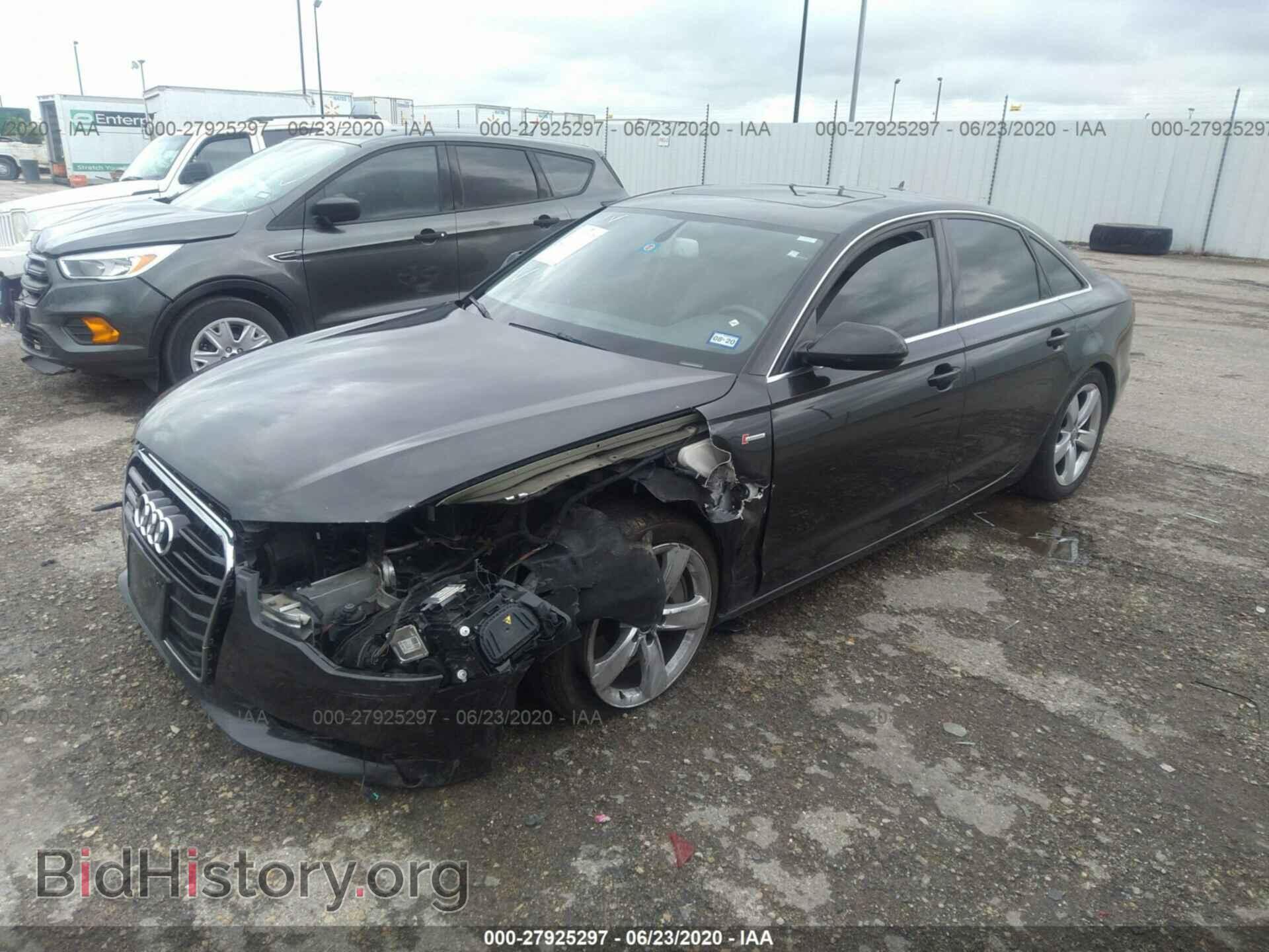 2012 AUDI A6 - VIN: WAUGGAFC5CN134329 - Фото 2