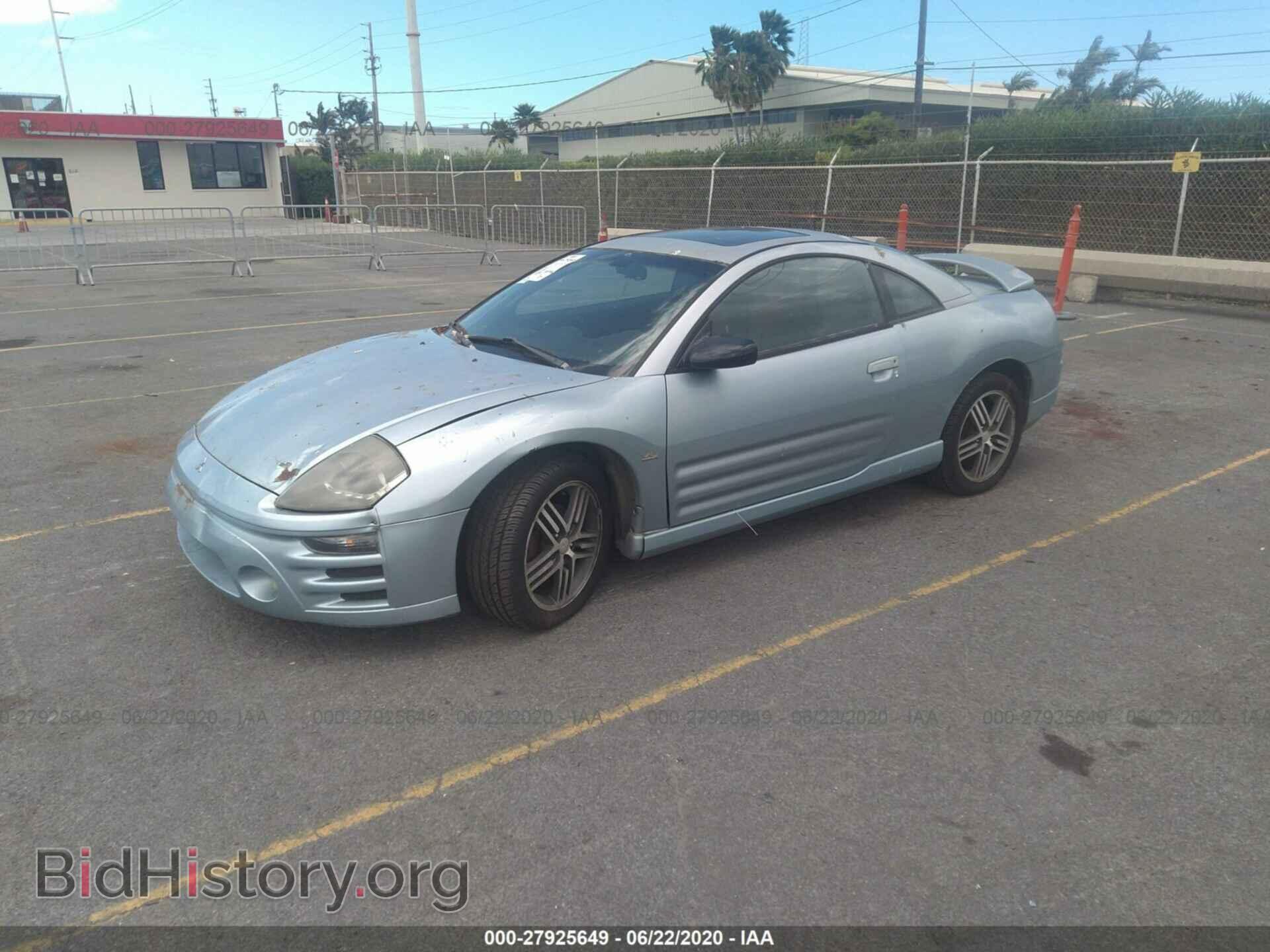 2003 MITSUBISHI ECLIPSE - VIN: 4A3AC74HX3E138976 - Фото 2