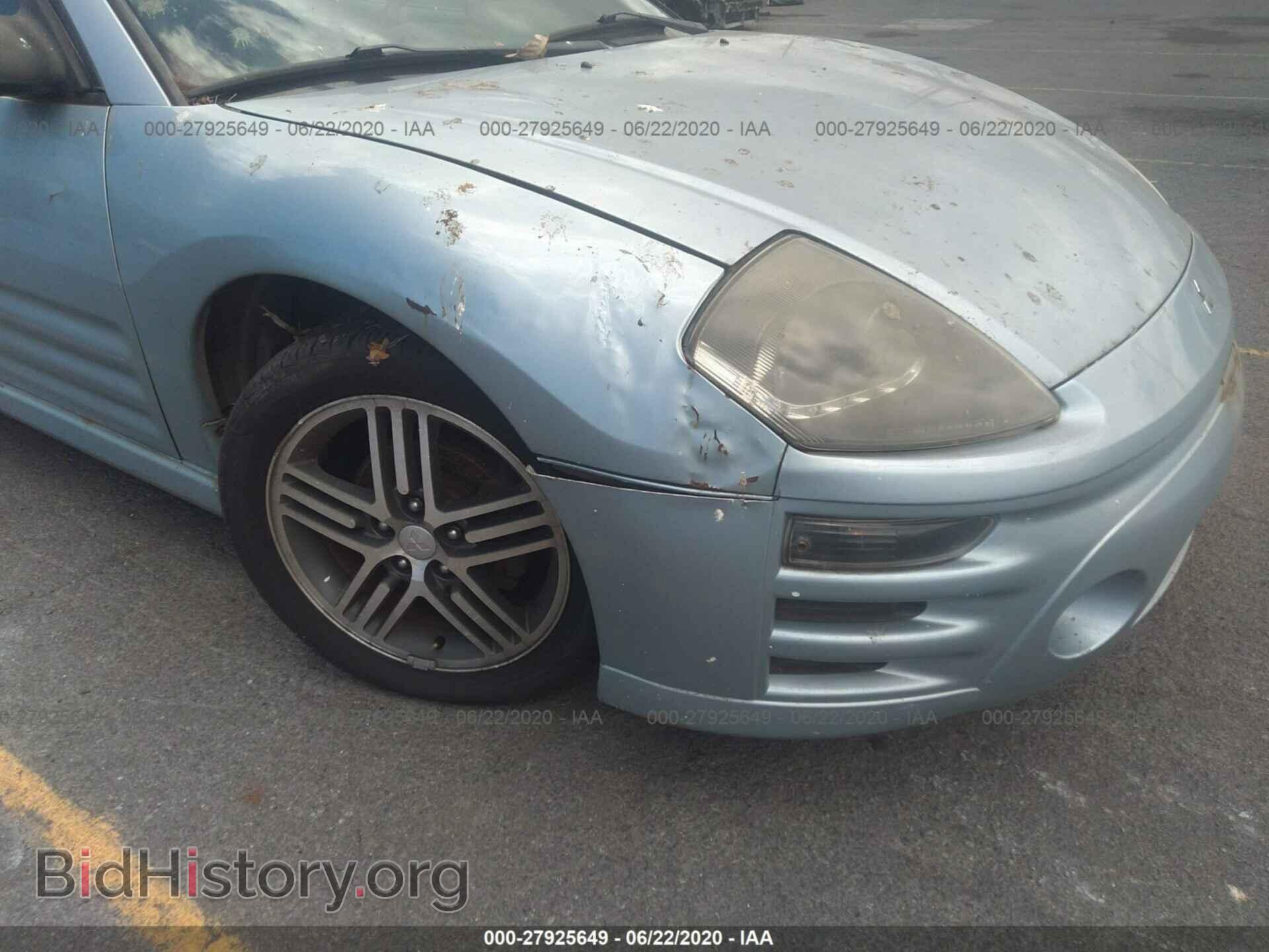 2003 MITSUBISHI ECLIPSE - VIN: 4A3AC74HX3E138976 - Фото 6