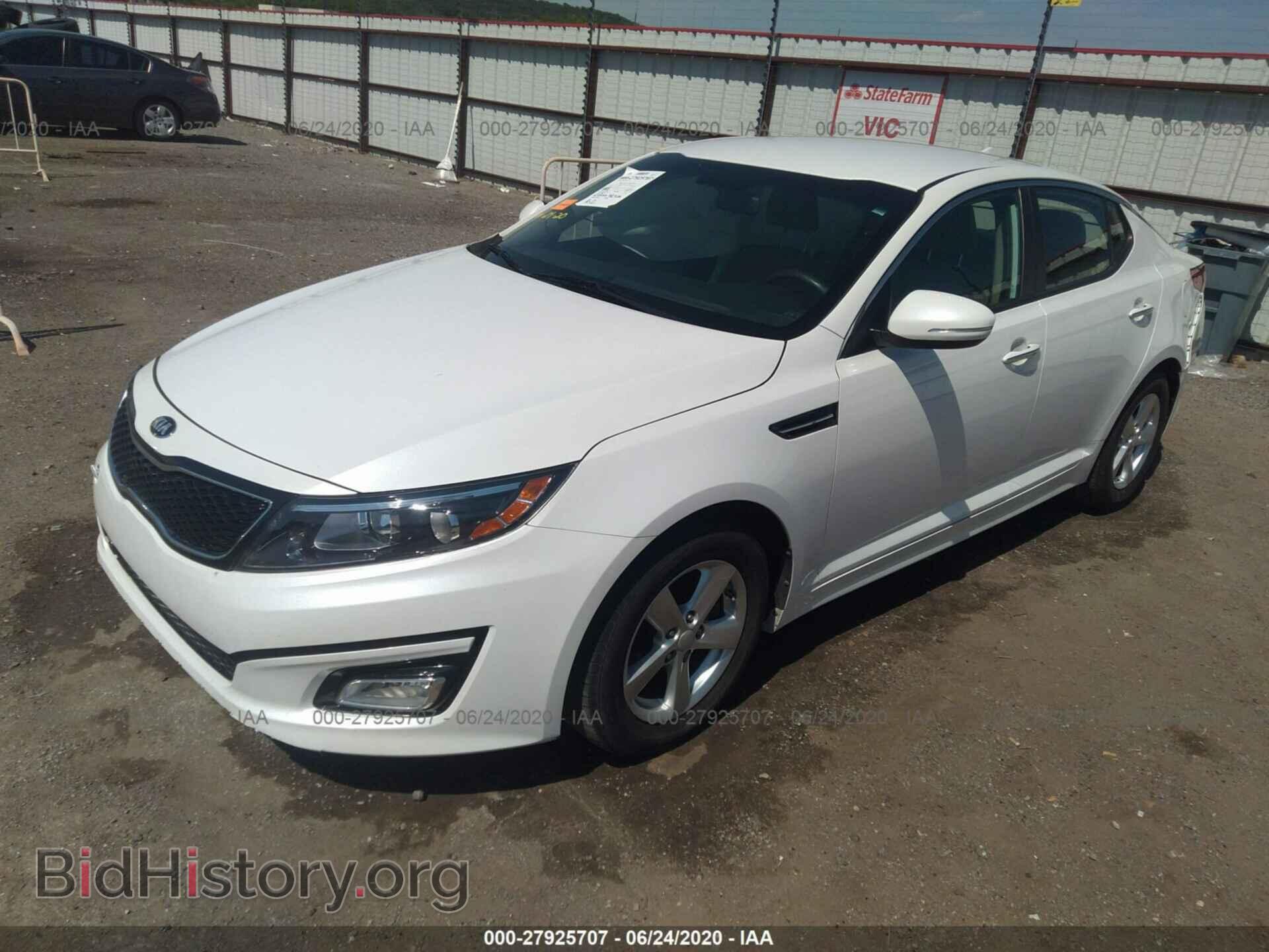 2015 KIA OPTIMA - VIN: KNAGM4A70F5655967 - Photo 2