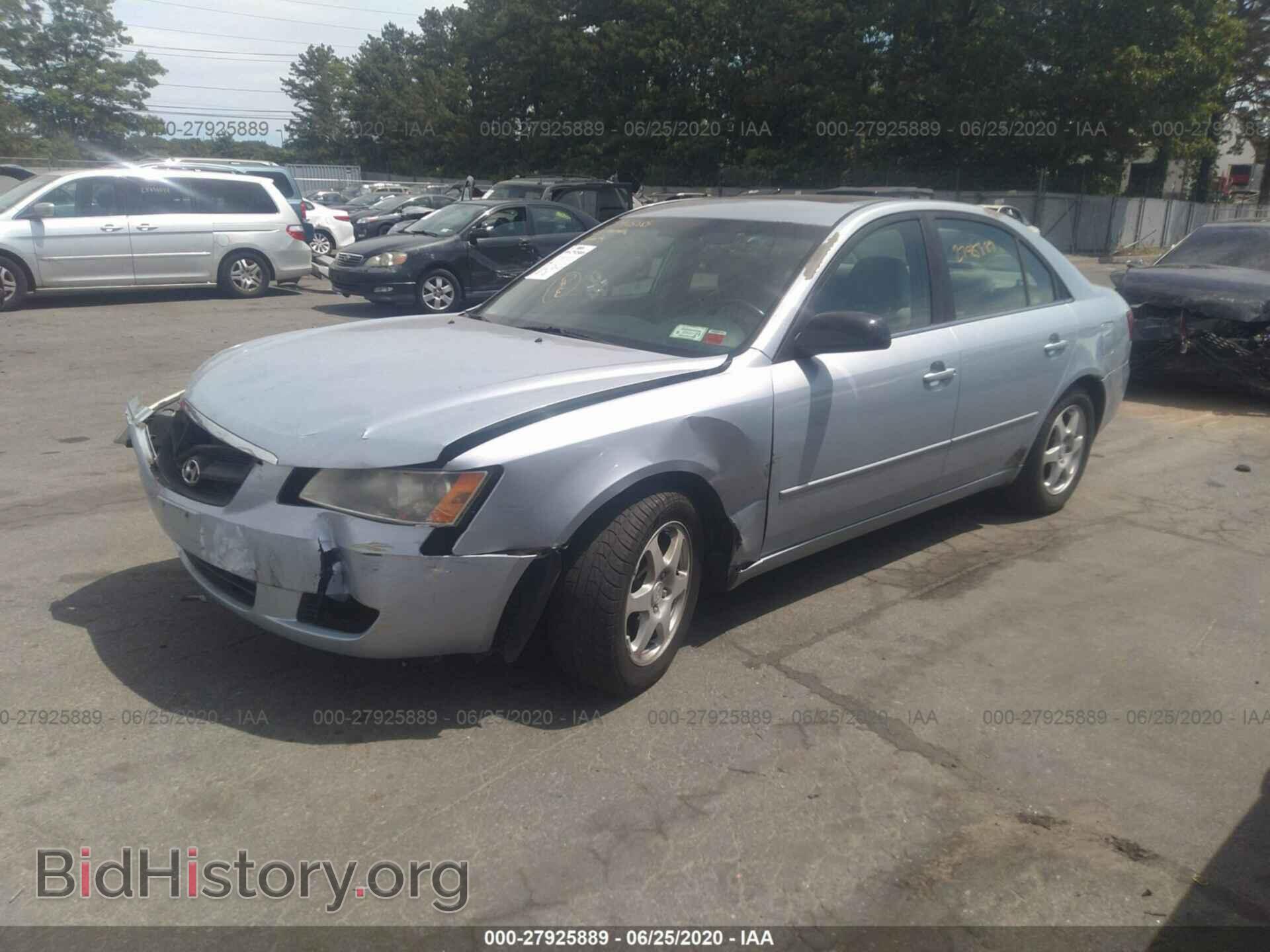 2007 HYUNDAI SONATA - VIN: 5NPEU46F17H166313 - Фото 2