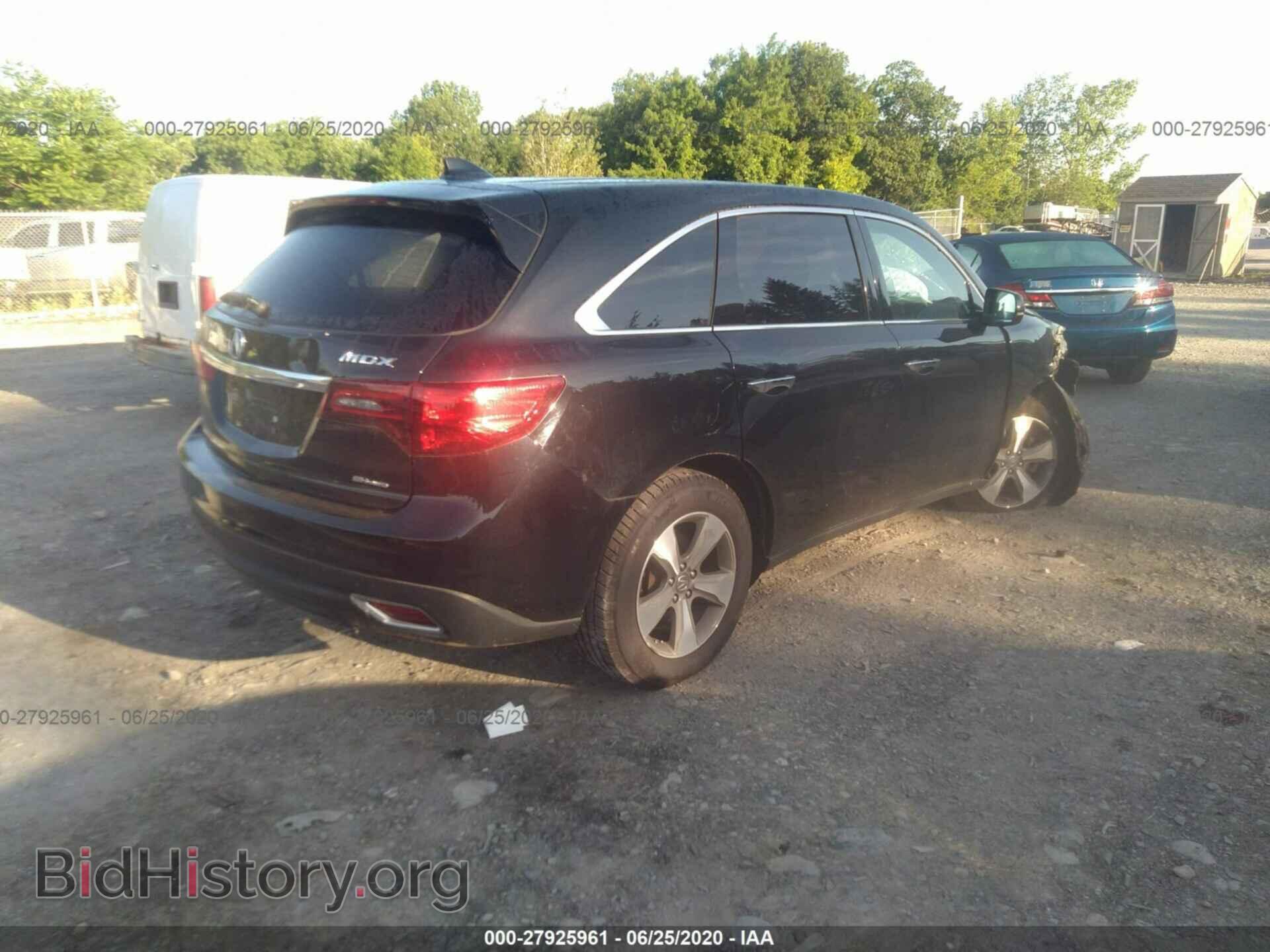 2014 ACURA MDX - VIN: 5FRYD4H24EB033529 - Фото 4