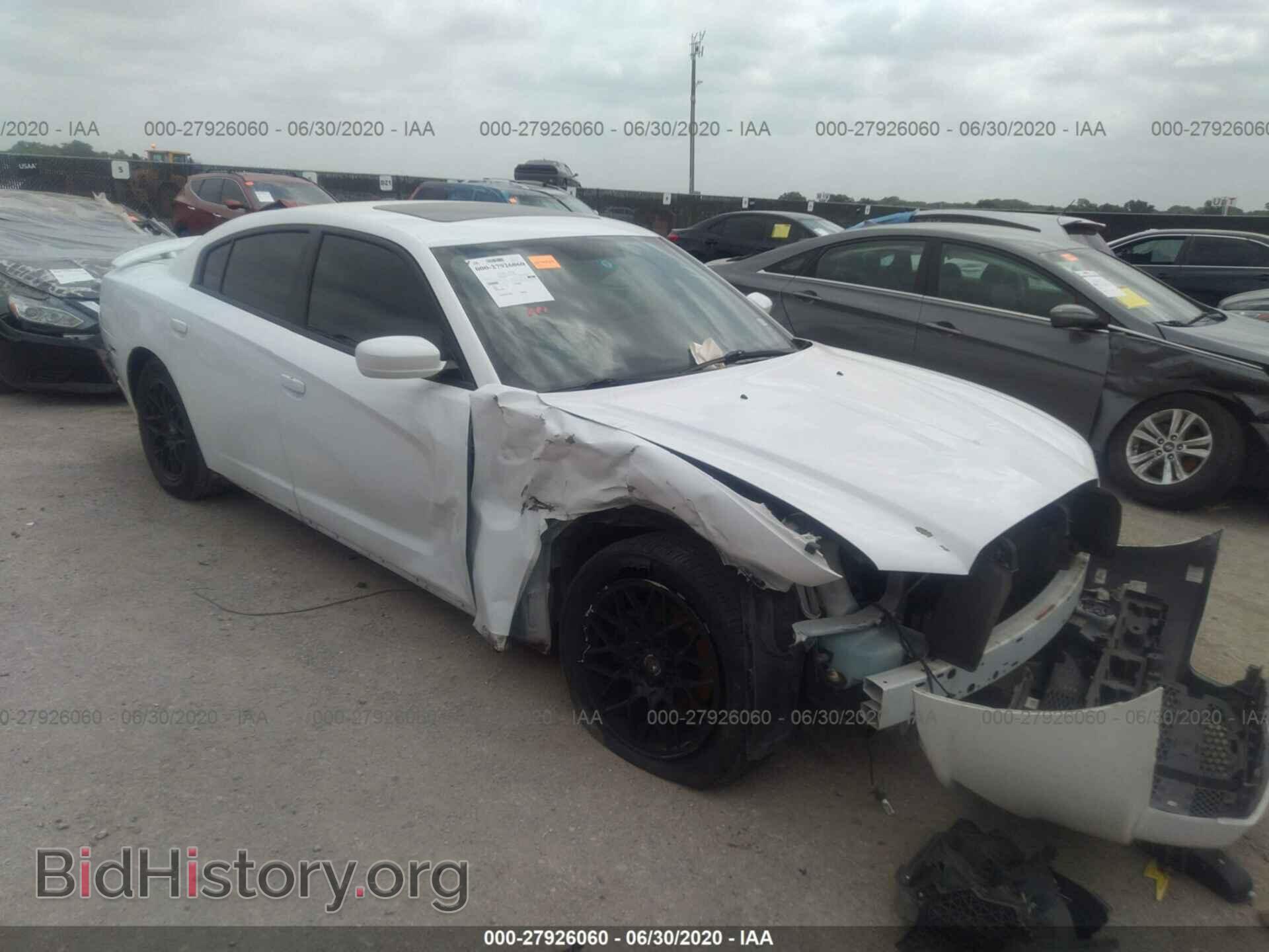 Photo 2C3CDXHG5CH181354 - DODGE CHARGER 2012