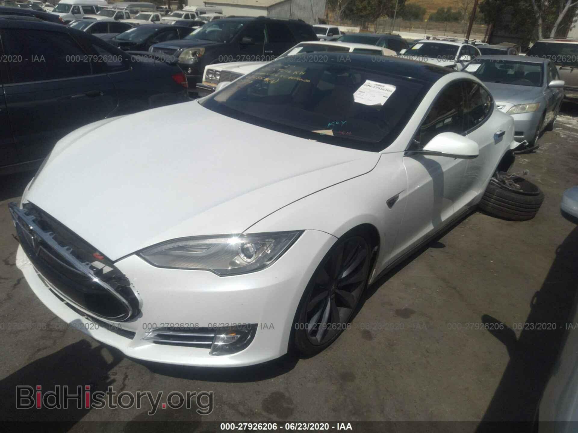 2012 TESLA MODEL S - VIN: 5YJSA1DP3CFS00279 - Фото 2