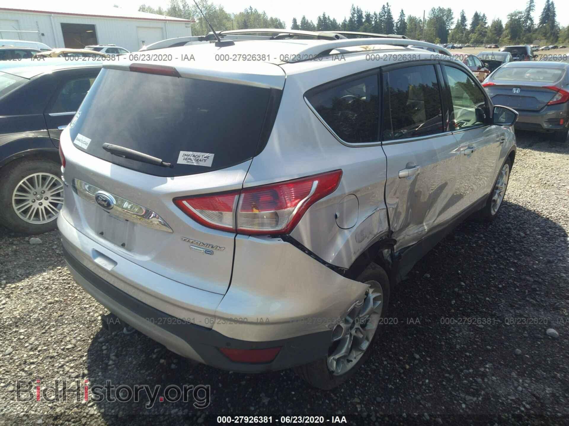 2014 FORD ESCAPE - VIN: 1FMCU9J95EUD01961 - Фото 4