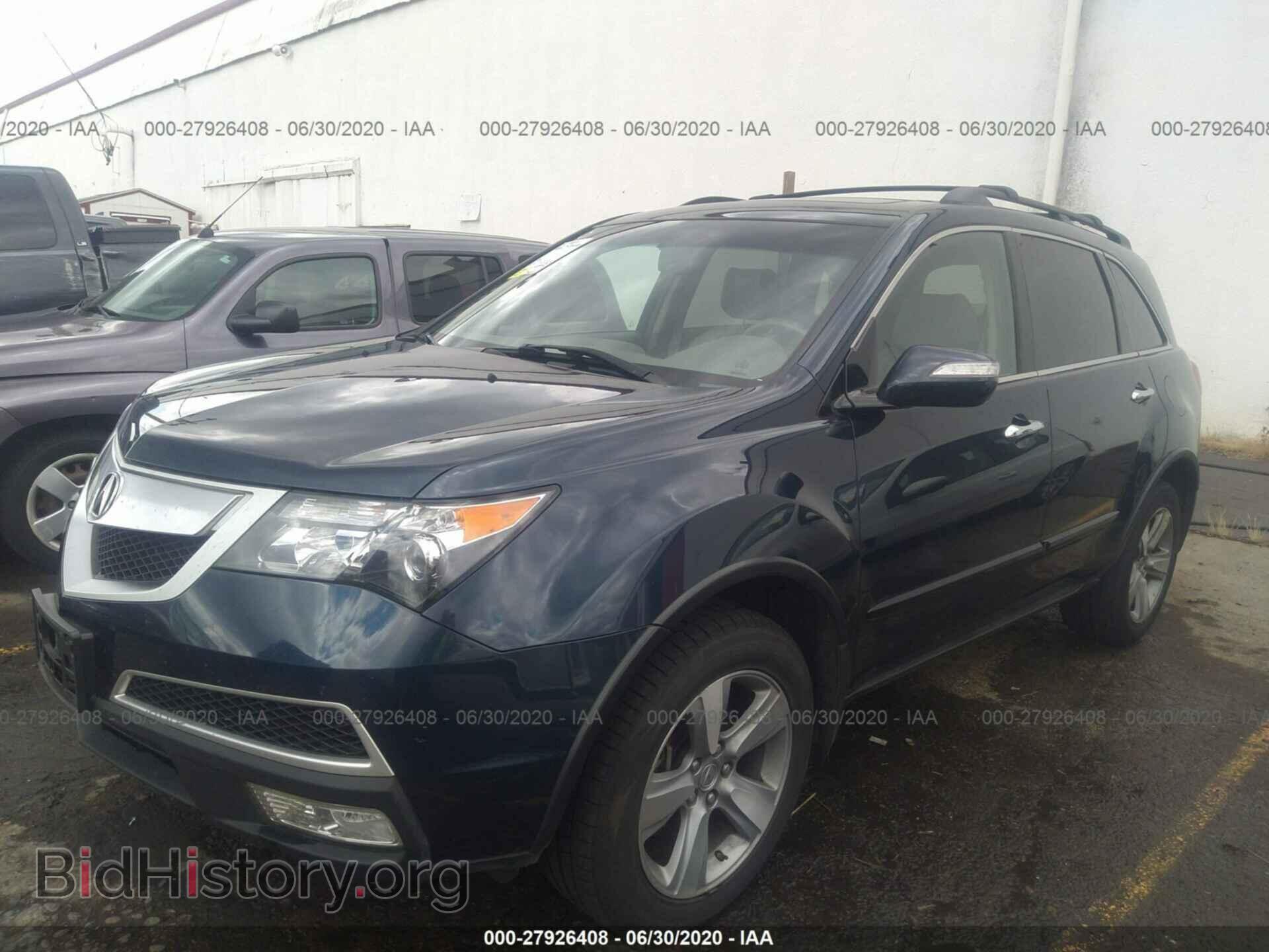 2013 ACURA MDX - VIN: 2HNYD2H25DH501423 - Фото 2