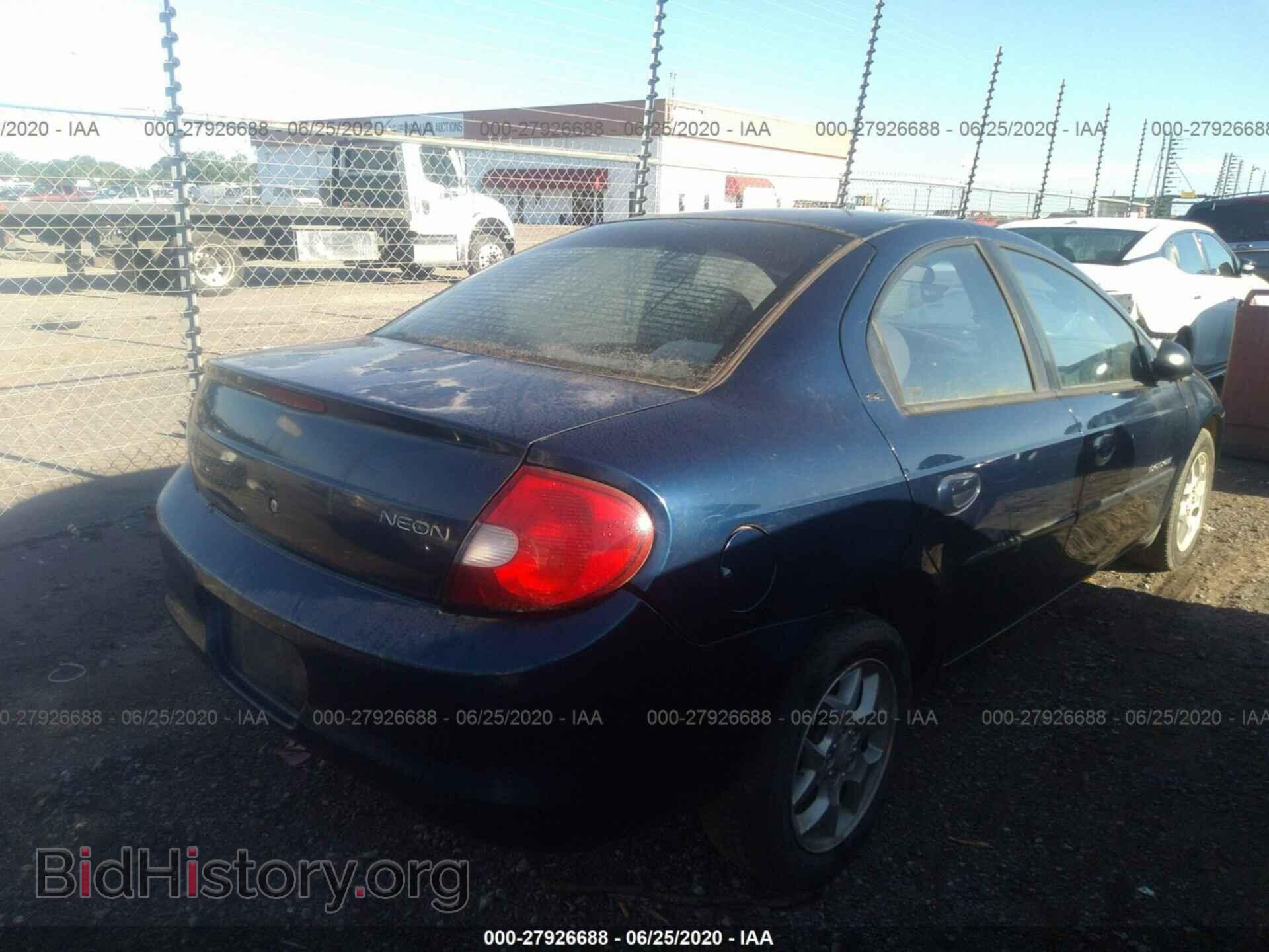 2001 DODGE NEON - VIN: 1B3ES46C61D226564 - Фото 4