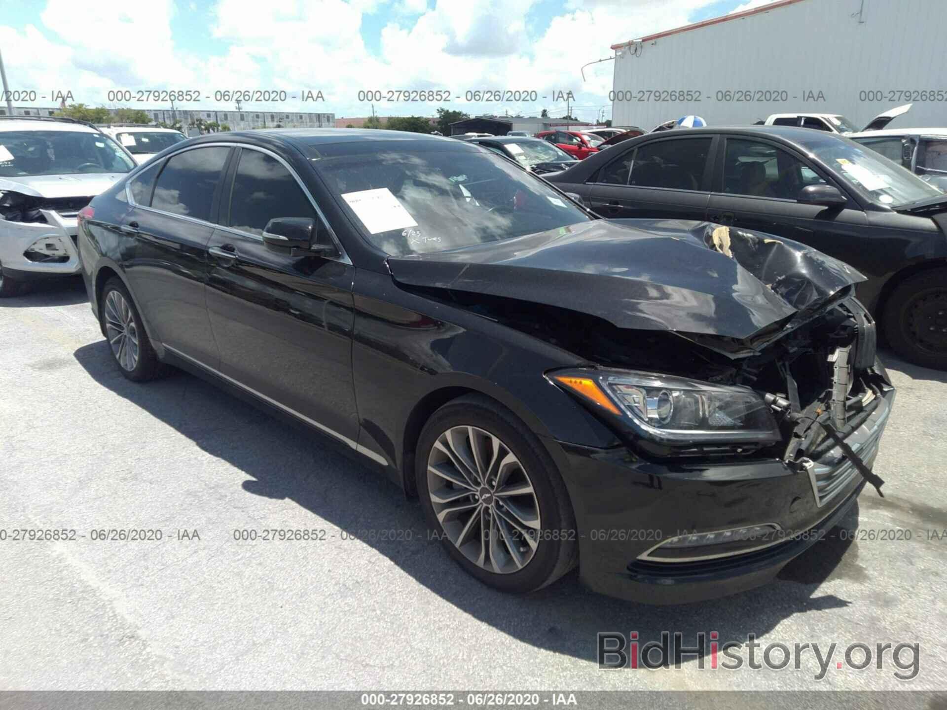 Photo KMHGN4JE6GU106341 - HYUNDAI GENESIS 2016