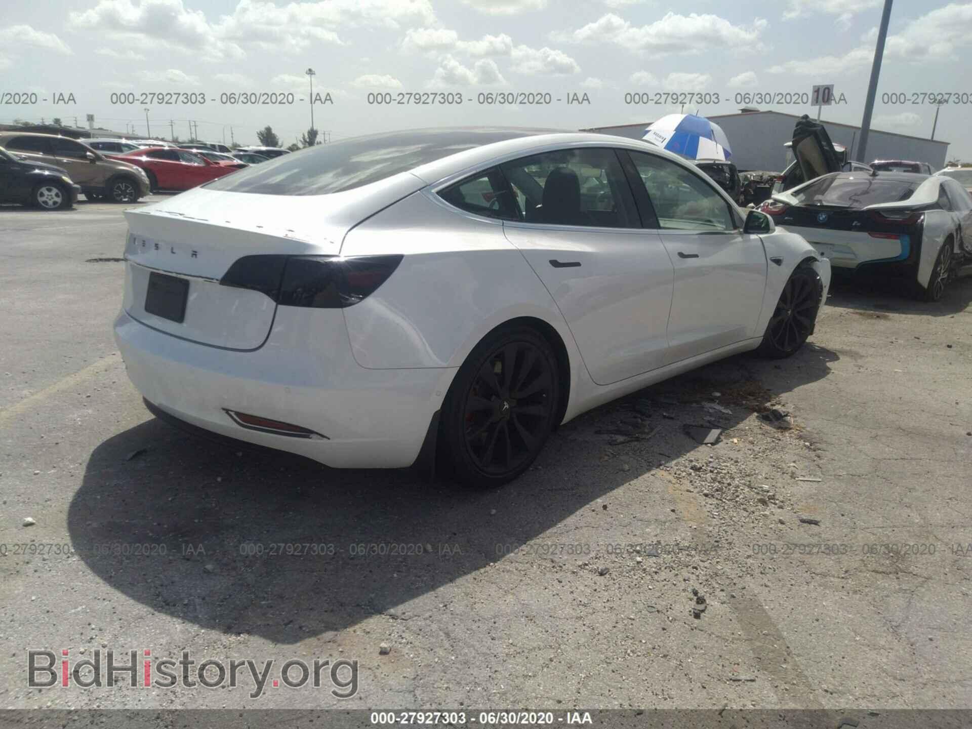 2019 TESLA MODEL 3 - VIN: 5YJ3E1EA8KF436430 - Фото 4