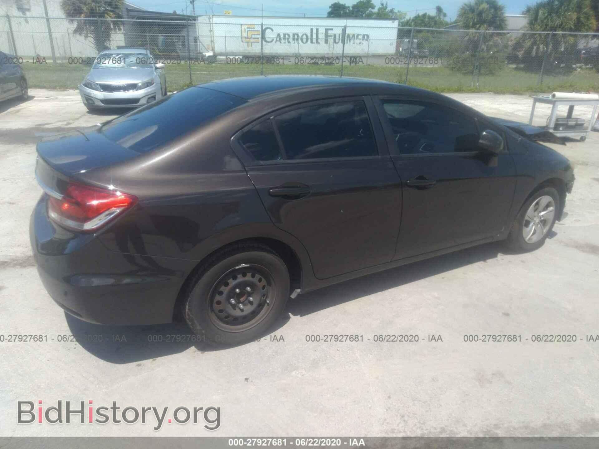 2013 HONDA CIVIC - VIN: 19XFB2F56DE047565 - Фото 4
