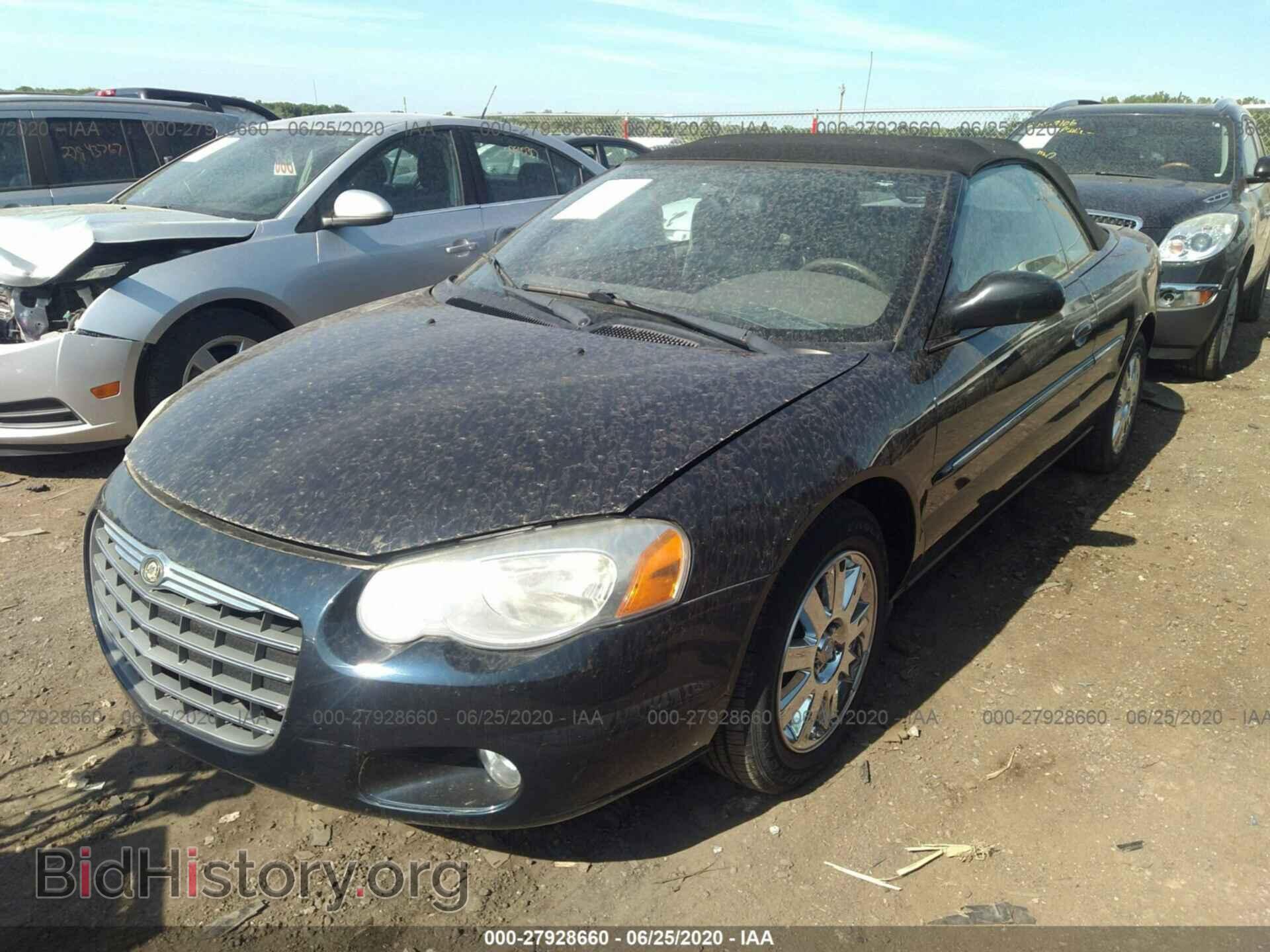 2004 CHRYSLER SEBRING - VIN: 1C3EL65R34N399183 - Фото 2