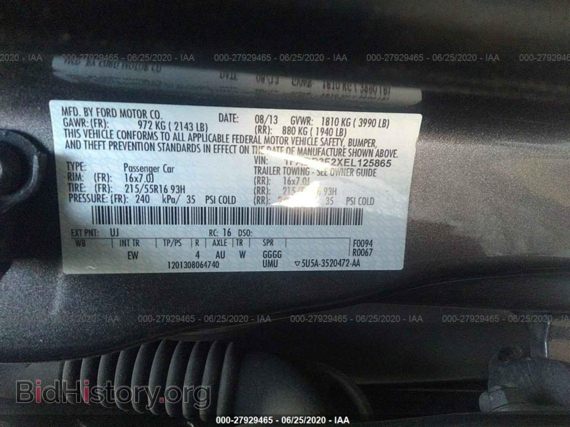2014 FORD FOCUS - VIN: 1FADP3F2XEL125865 - Photo 9