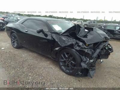 2019 Dodge CHALLENGER SXT, black — VIN 2C3CDZAG7KH735367, IAAI