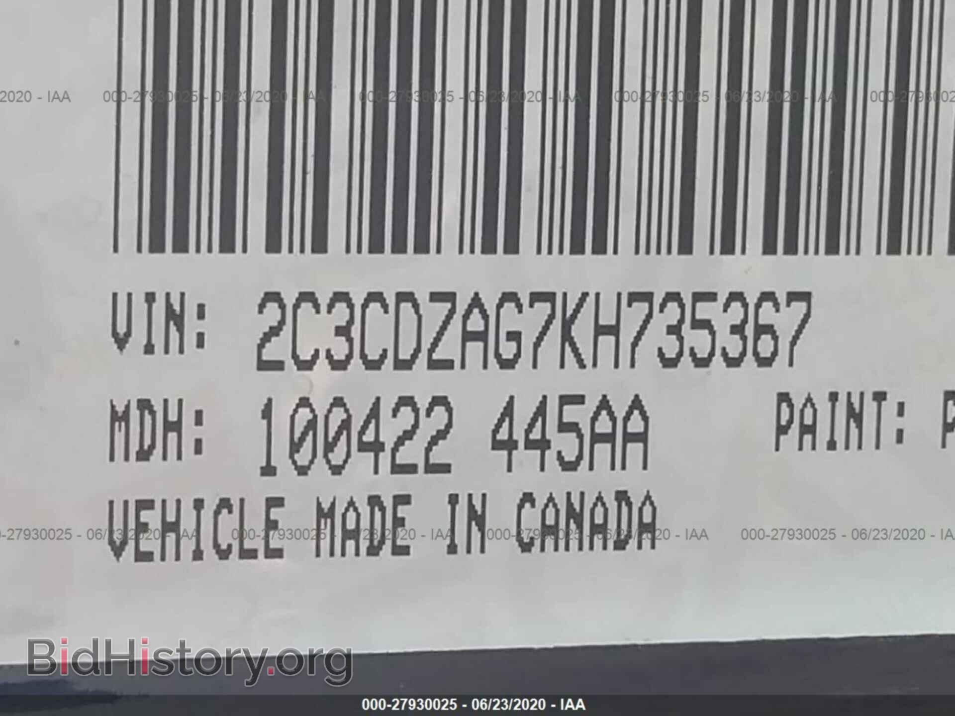 2019 DODGE CHALLENGER - VIN: 2C3CDZAG7KH735367 - Фото 9