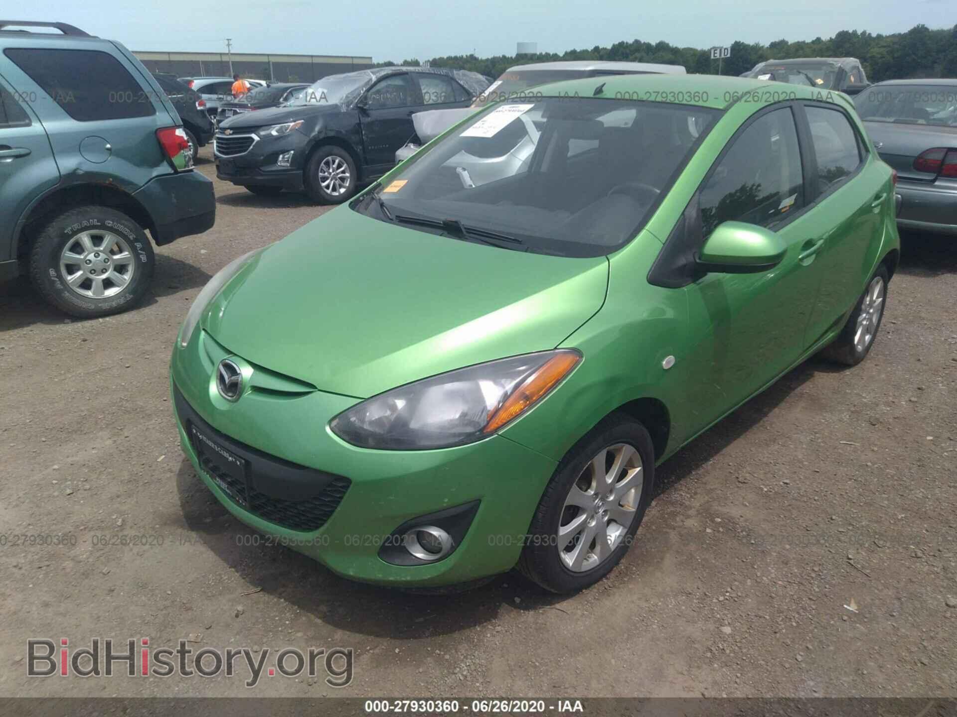 2011 MAZDA MAZDA2 - VIN: JM1DE1HY3B0120509 - Фото 2