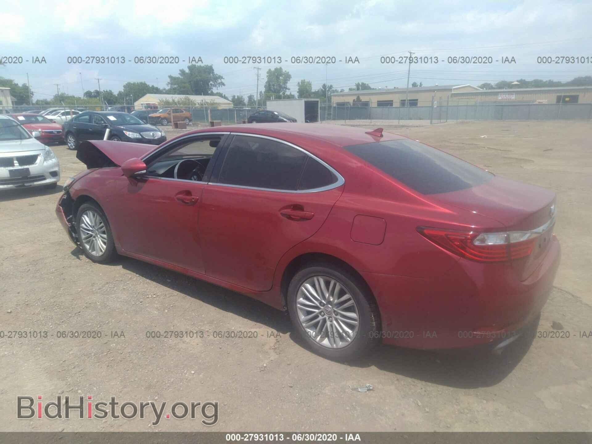 2013 LEXUS ES 350 - VIN: JTHBK1GG5D2050476 - Фото 3