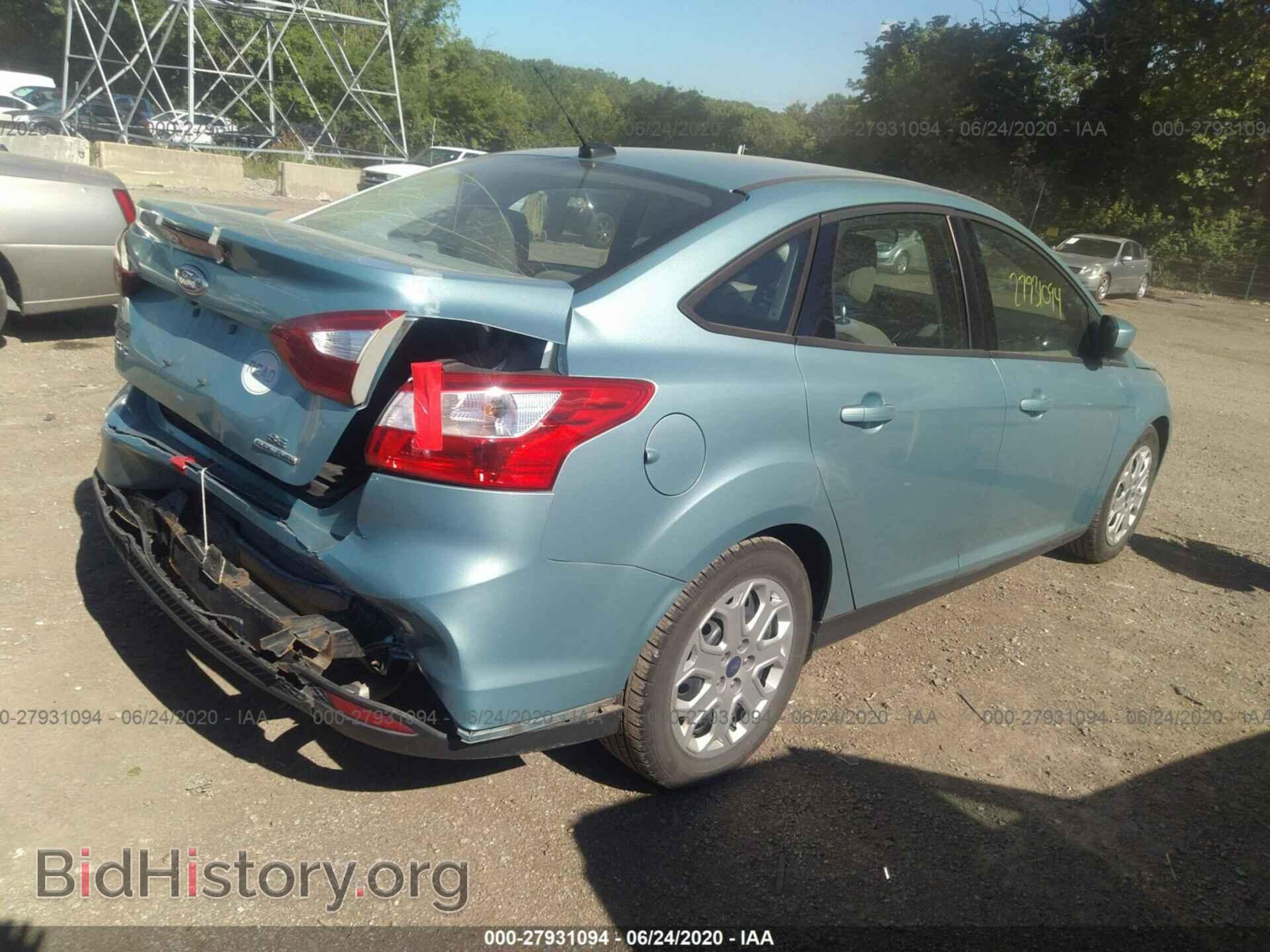 2012 FORD FOCUS - VIN: 1FAHP3F20CL365652 - Photo 4