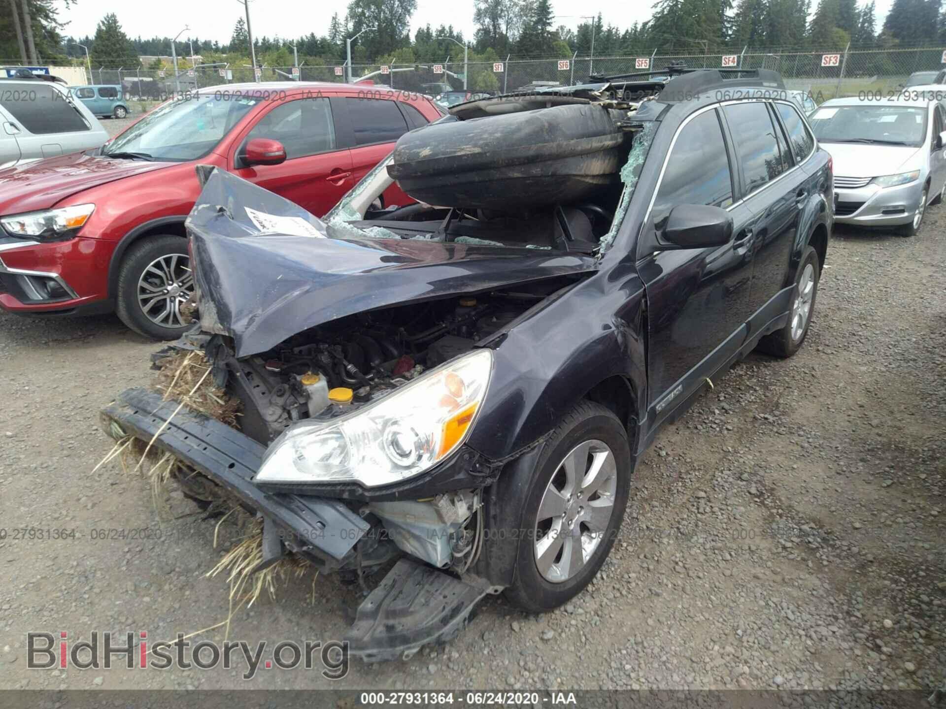 2011 SUBARU OUTBACK - VIN: 4S4BRDLC7B2385037 - Фото 2