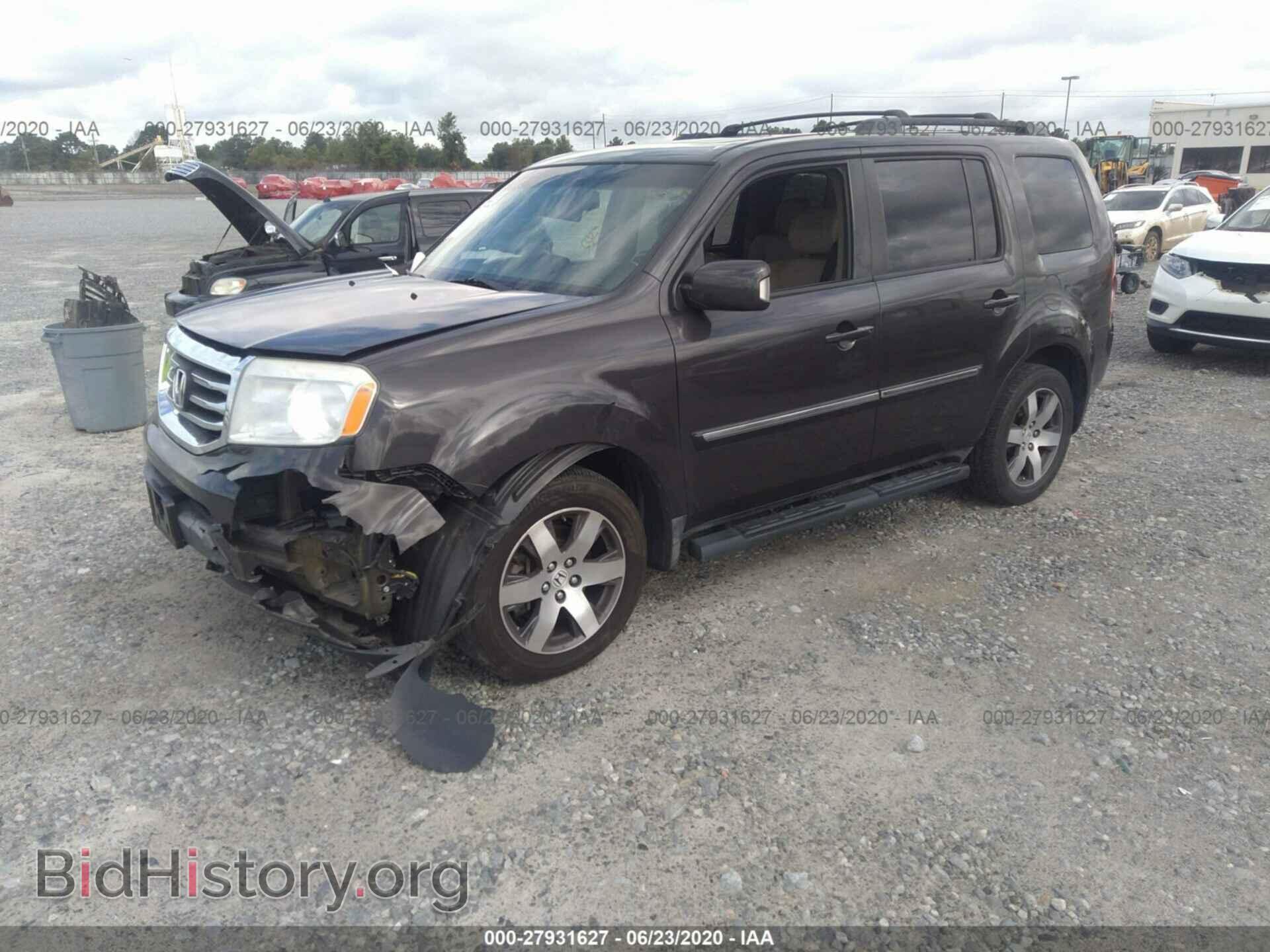2012 HONDA PILOT - VIN: 5FNYF3H97CB023299 - Фото 2