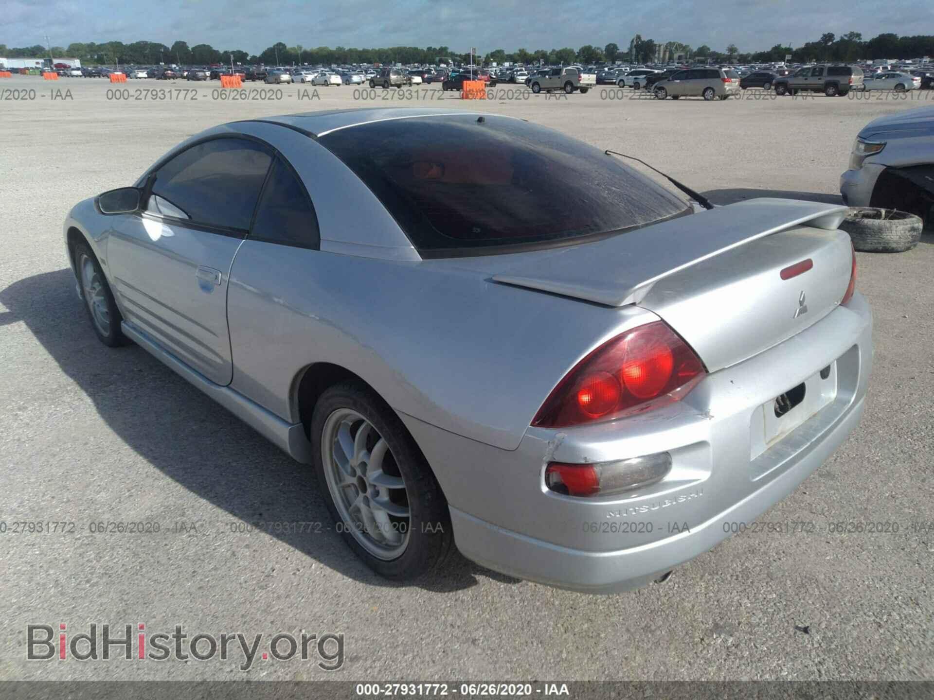 2002 MITSUBISHI ECLIPSE - VIN: 4A3AC54H42E067311 - Фото 3