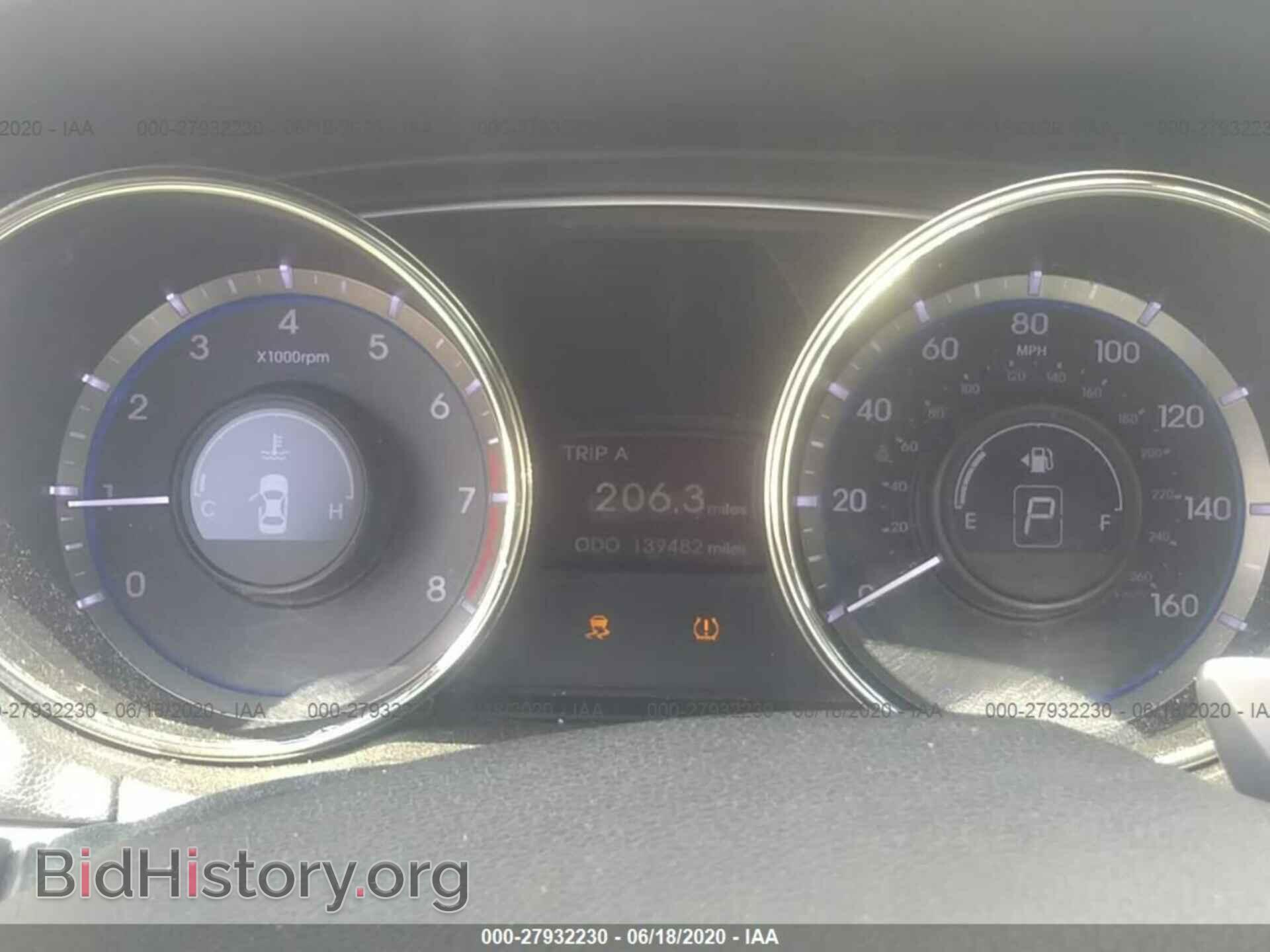 2012 HYUNDAI SONATA - VIN: 5NPEC4AB7CH343464 - Фото 7