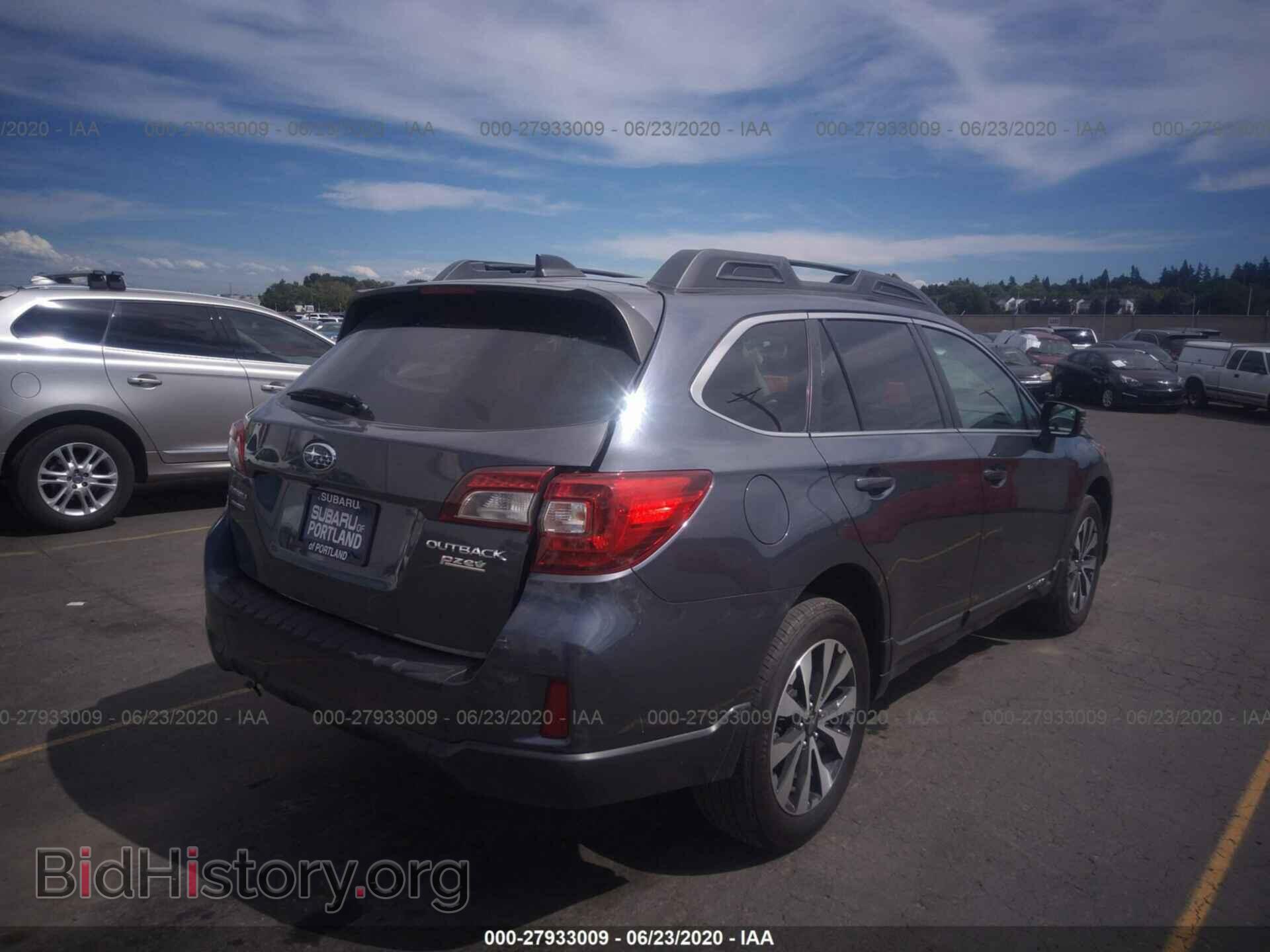 2017 SUBARU OUTBACK - VIN: 4S4BSANC4H3328166 - Фото 4