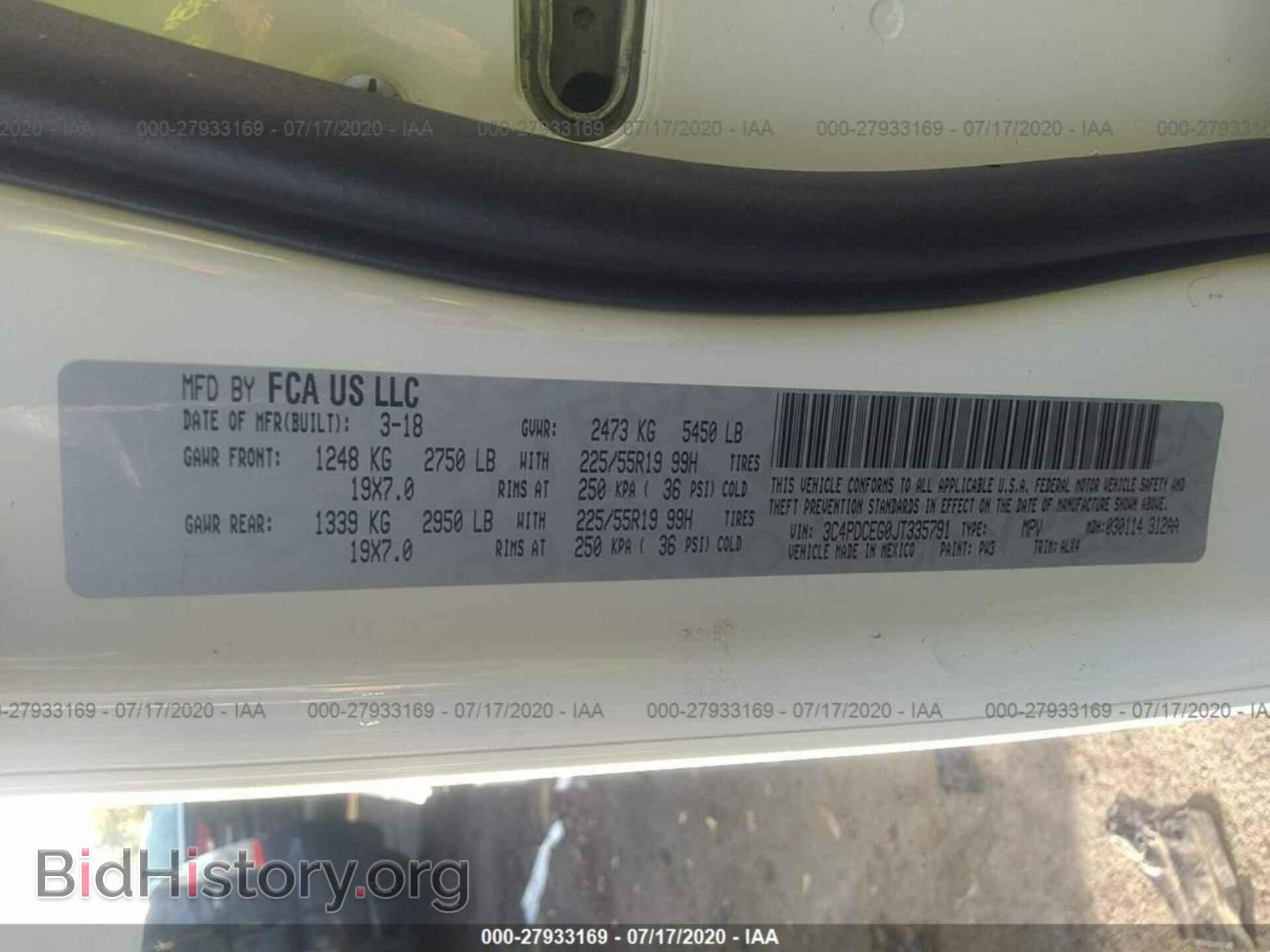 2018 DODGE JOURNEY - VIN: 3C4PDCEG0JT335791 - Photo 9