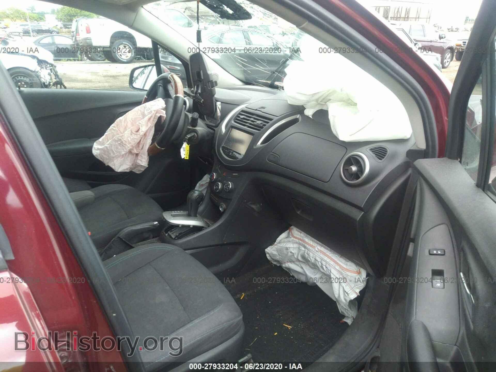 2016 CHEVROLET TRAX - VIN: 3GNCJKSB0GL235751 - Фото 5