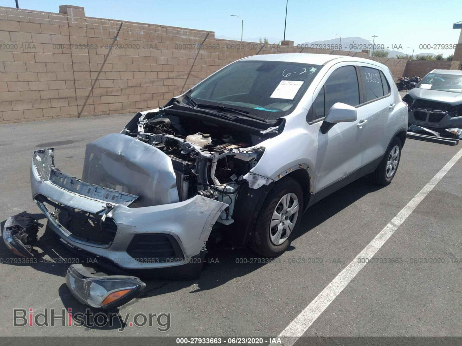 2017 CHEVROLET TRAX - VIN: KL7CJKSB9HB146995 - Фото 2