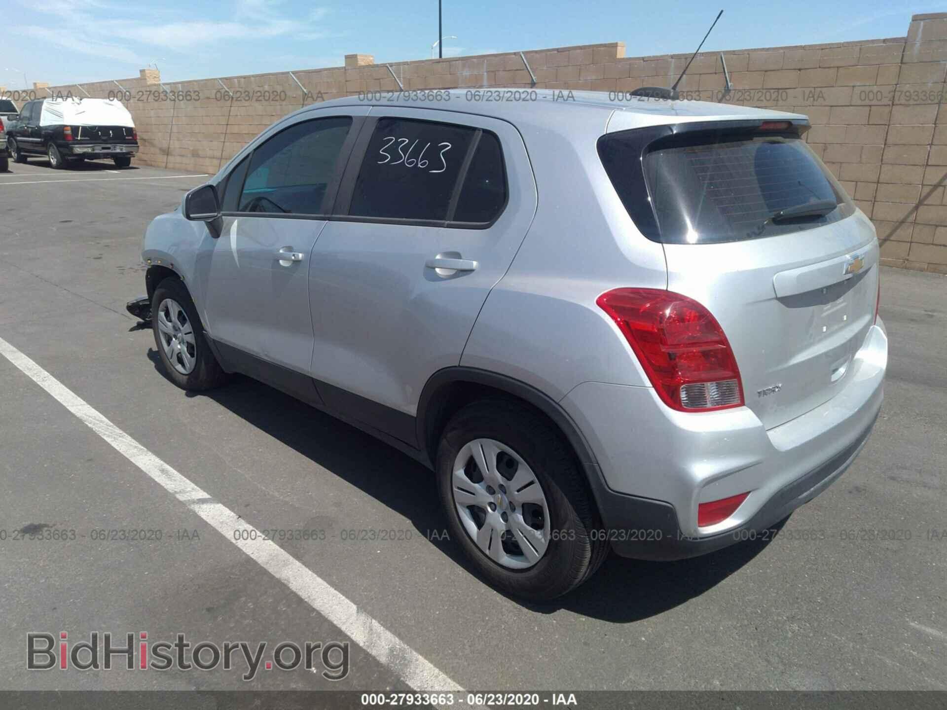 2017 CHEVROLET TRAX - VIN: KL7CJKSB9HB146995 - Фото 3