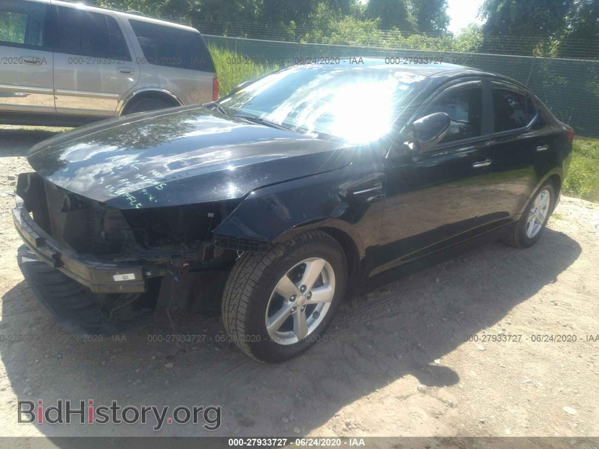 2015 KIA OPTIMA - VIN: 5XXGM4A70FG496897 - Photo 2