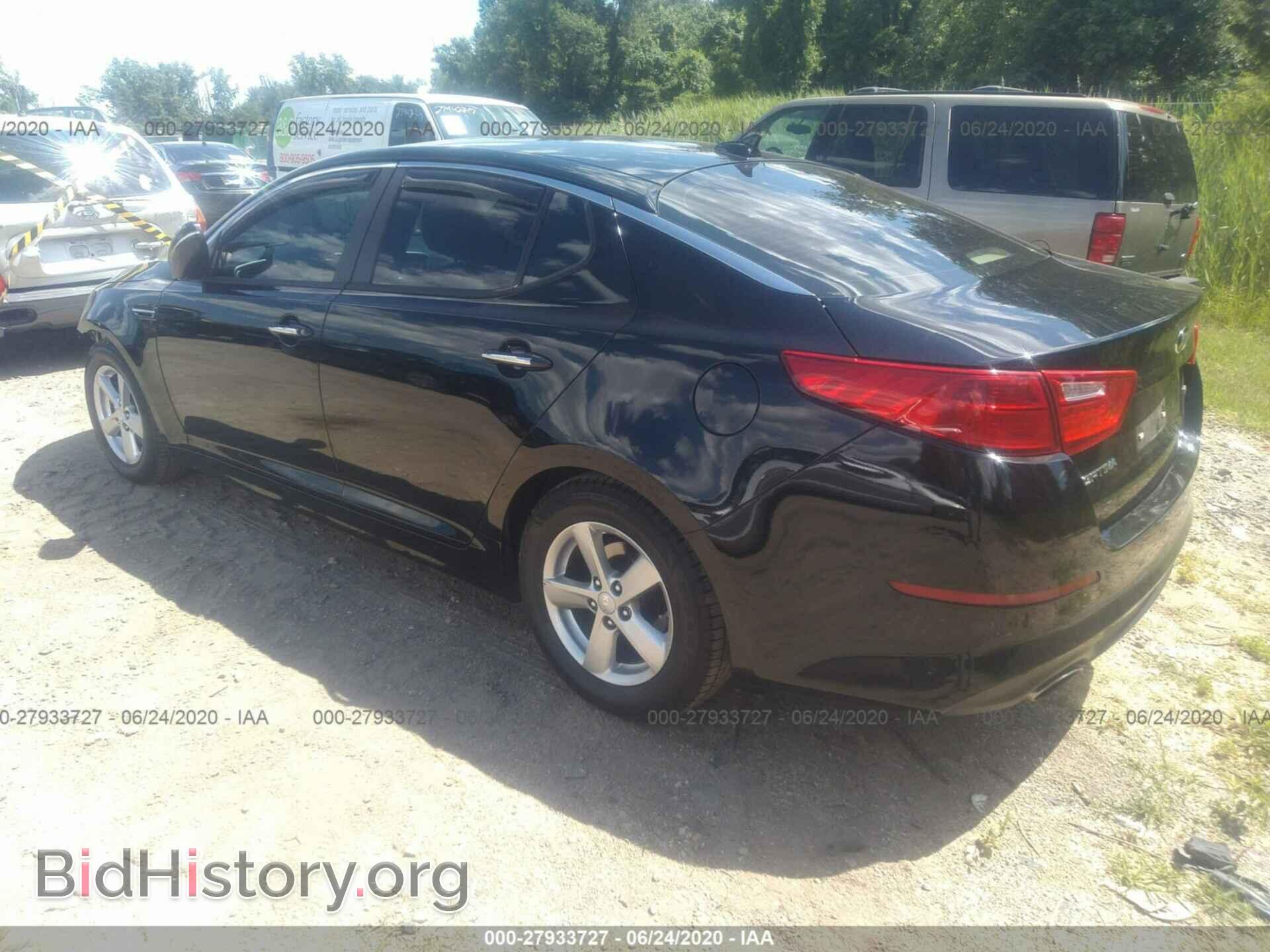 2015 KIA OPTIMA - VIN: 5XXGM4A70FG496897 - Photo 3