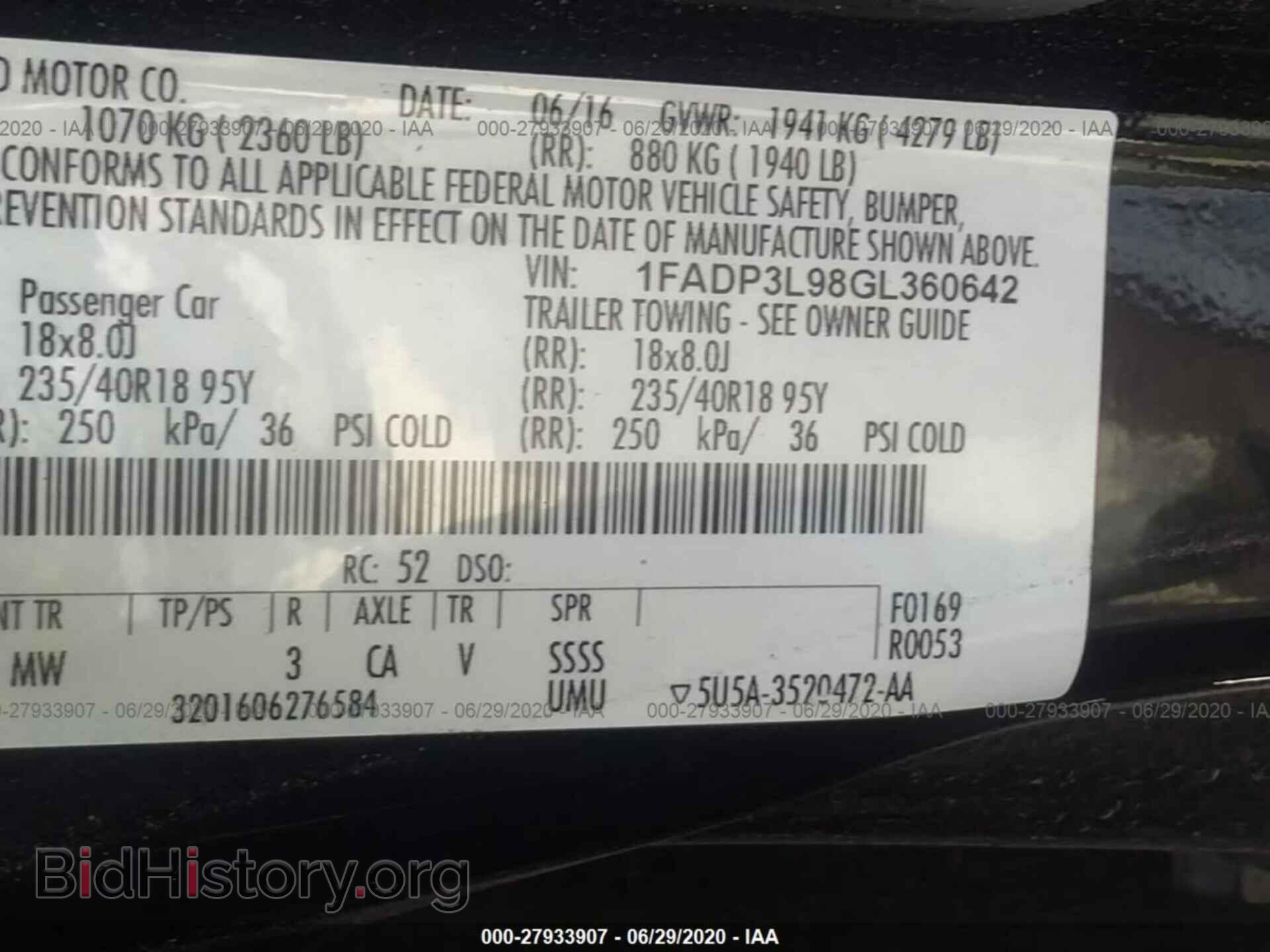 2016 FORD FOCUS - VIN: 1FADP3L98GL360642 - Photo 9